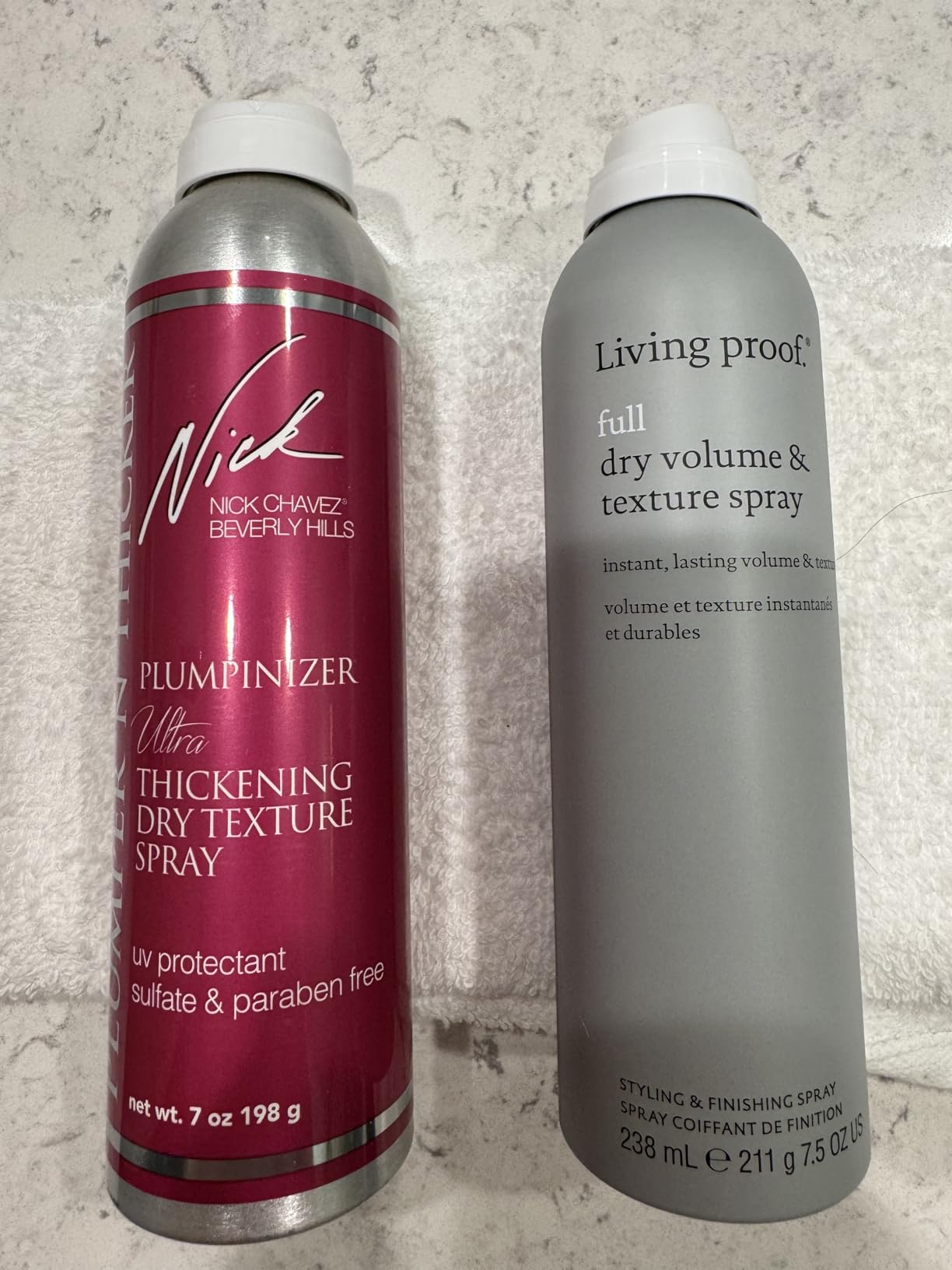 Living Proof Full Dry Volume & Texture Spray - Instant Volume, Texture, Oil Absorption, Heat Protection, Lightweight Hold for Fine or Flat Hair customer photo 1