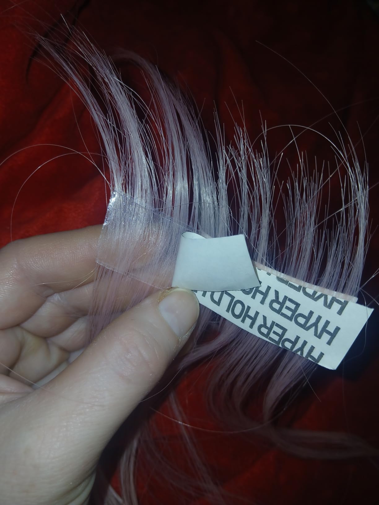 Sunshine Tape Hyper Hold Hairpiece Wig Tape, CC Curve (108 pcs) | Double Sided Adhesive Tape for Toupee Lace Front Wig, Ultra Hold Waterproof Strips, Made in USA customer photo 1