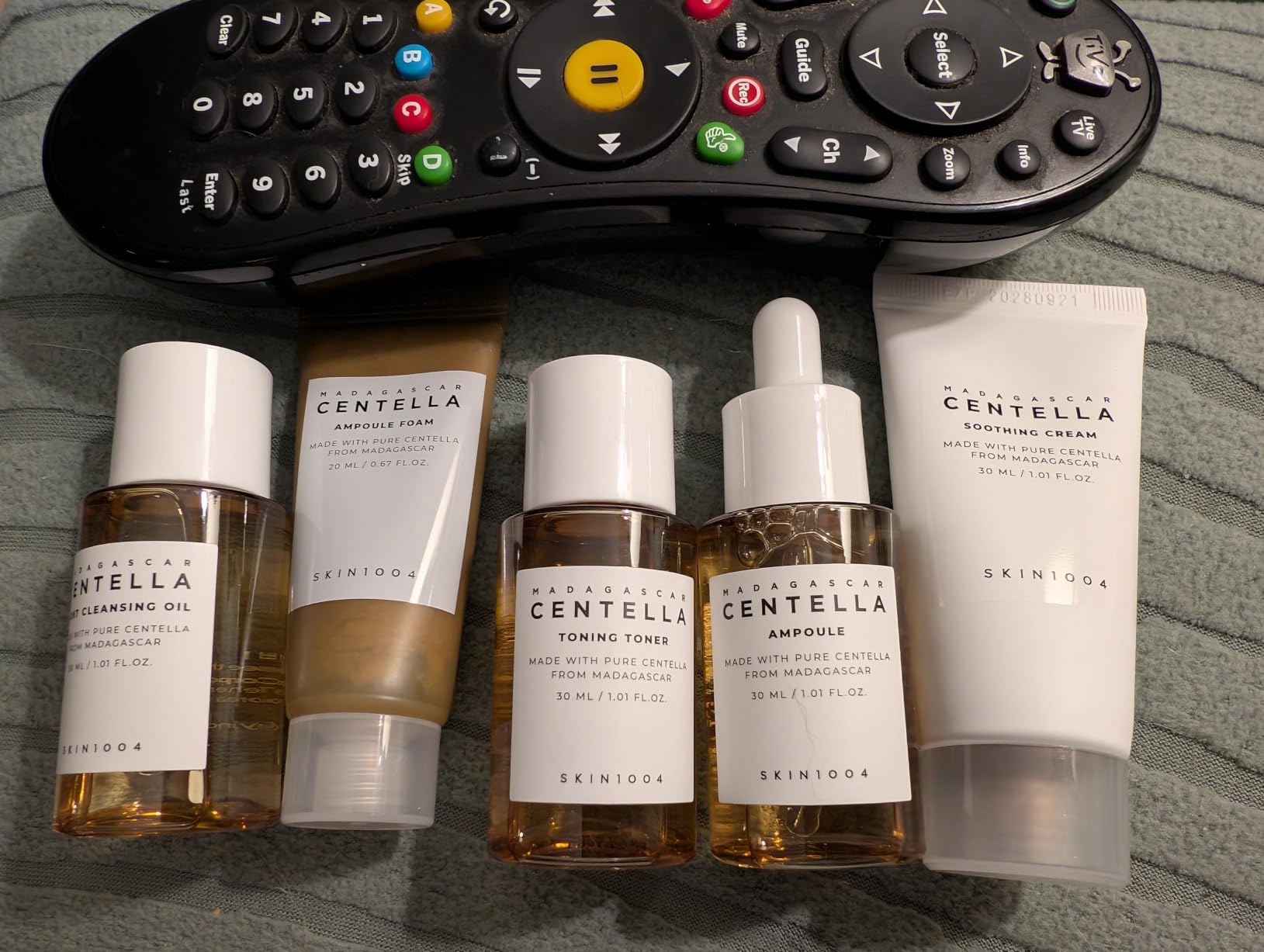SKIN1004 Centella Travel Kit, Korean Skin Care Set of 5, Travel Size | A Travel Size Skincare Gift Set with Toner, Serum, Oil Cleanser, Face Wash, and Moisturizer, Made with Madagascar Centella customer photo 1