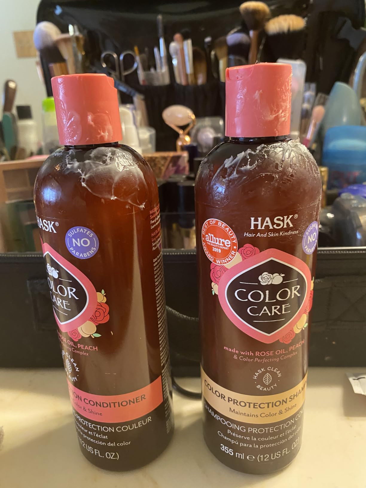 HASK Color Care Shampoo + Conditioner Set for Color-Treated Hair | Sulfate-Free, Paraben-Free, Gluten-Free, Vegan, Cruelty-Free, Color Safe | 12oz each customer photo 1