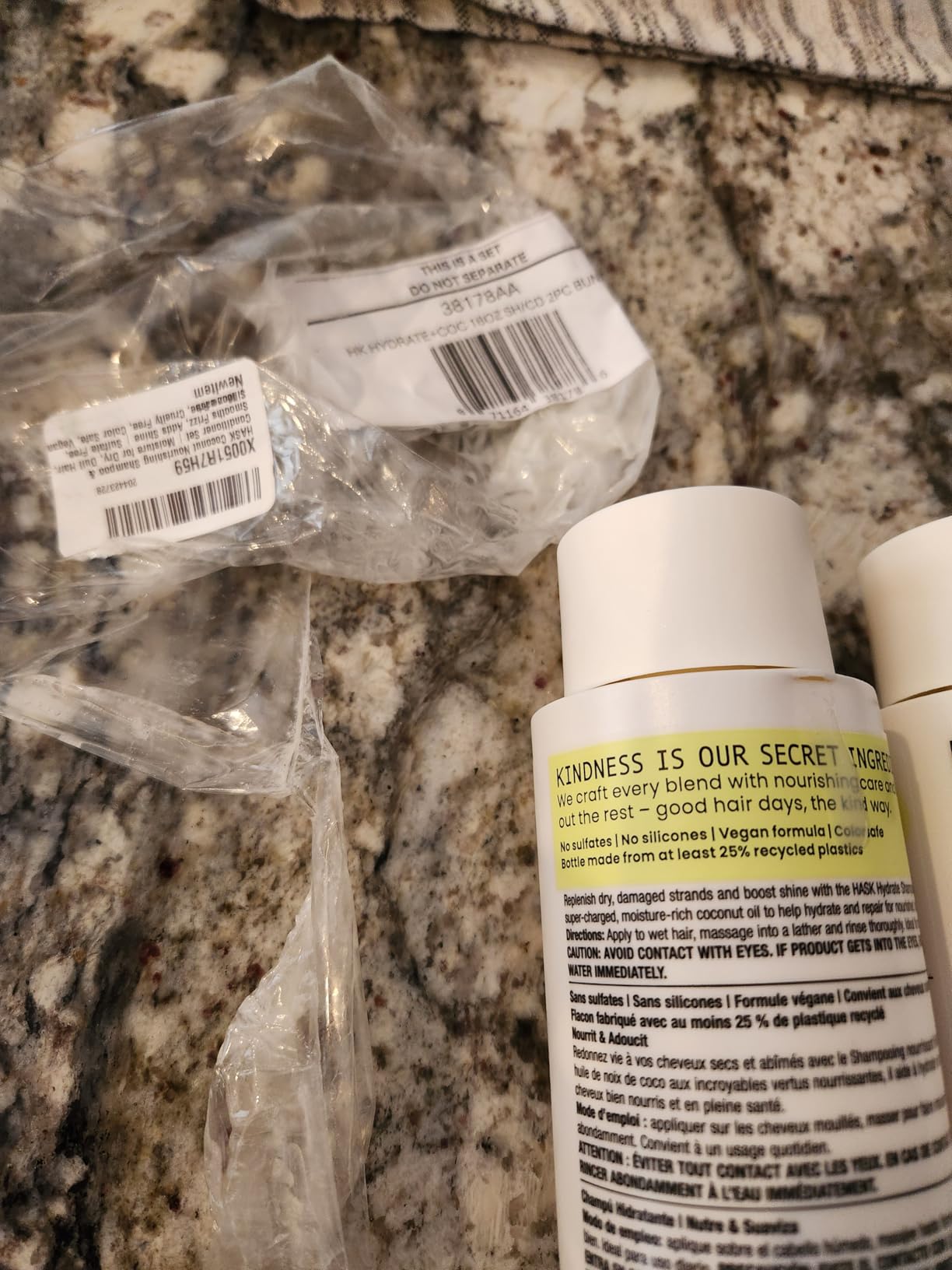 HASK Blonde Care Shampoo + Conditioner Set for Blonde Hair | Sulfate-Free, Gluten-Free, Vegan, Color Safe | 12oz each customer photo 2