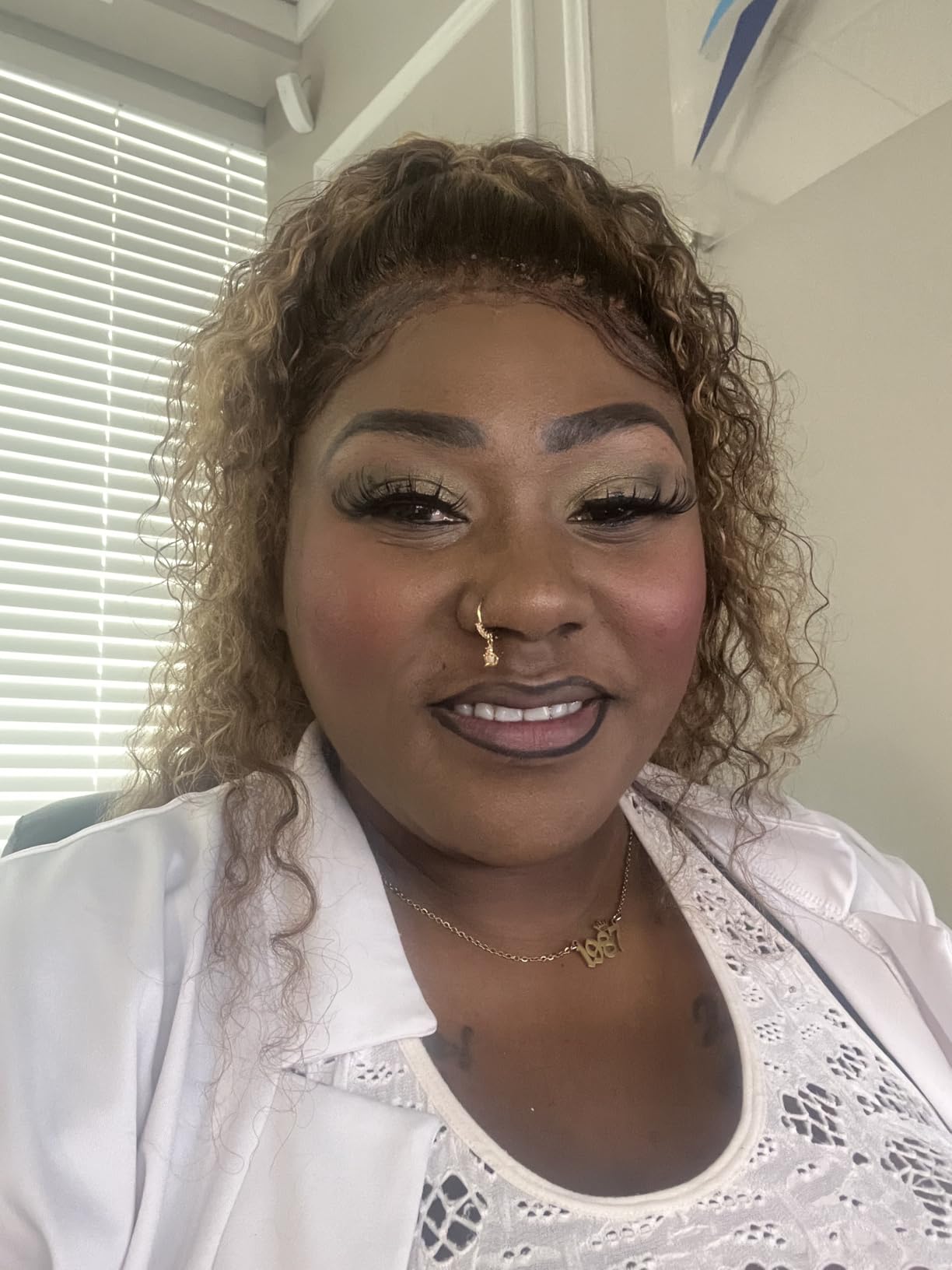 WPPIKK 13x4 Lace Front Wigs Human Hair Pre Plucked 180 Density Brazilian Wet and Wavy Human Hair Wigs for Black Women Glueless Curly Lace Frontal Wig Natural Color (22 Inch) customer photo 1