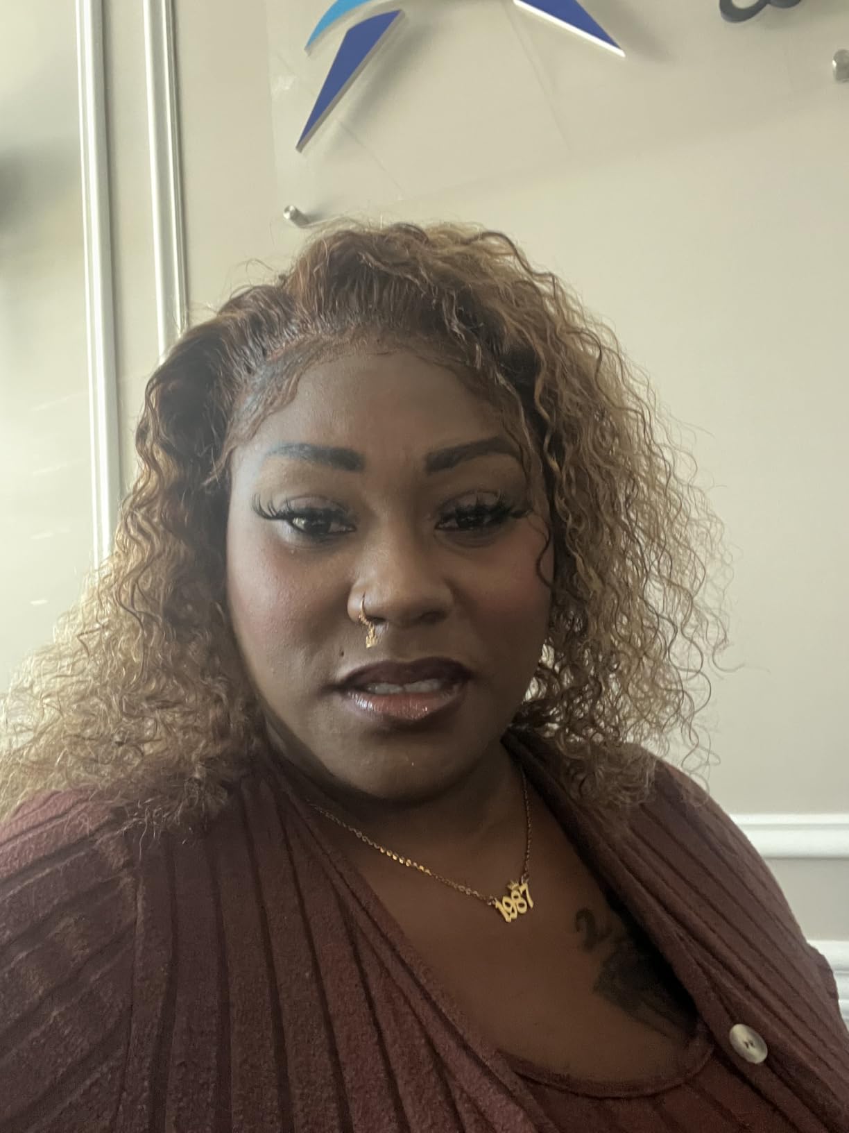 WPPIKK 13x4 Lace Front Wigs Human Hair Pre Plucked 180 Density Brazilian Wet and Wavy Human Hair Wigs for Black Women Glueless Curly Lace Frontal Wig Natural Color (22 Inch) customer photo 2