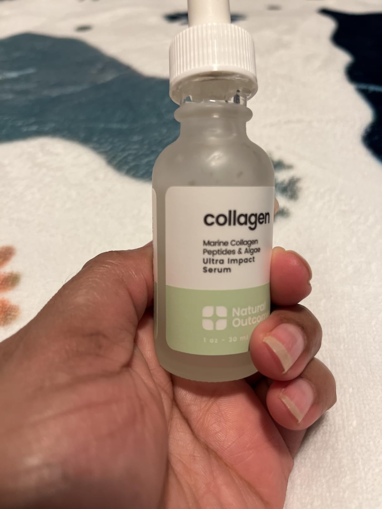 Collagen Peptide Serum for Face, Daily Firming, Lifting and Wrinkle Reducing Facial Serum with Marine Derived Collagen and Hyaluronic Acid 1 oz customer photo 2