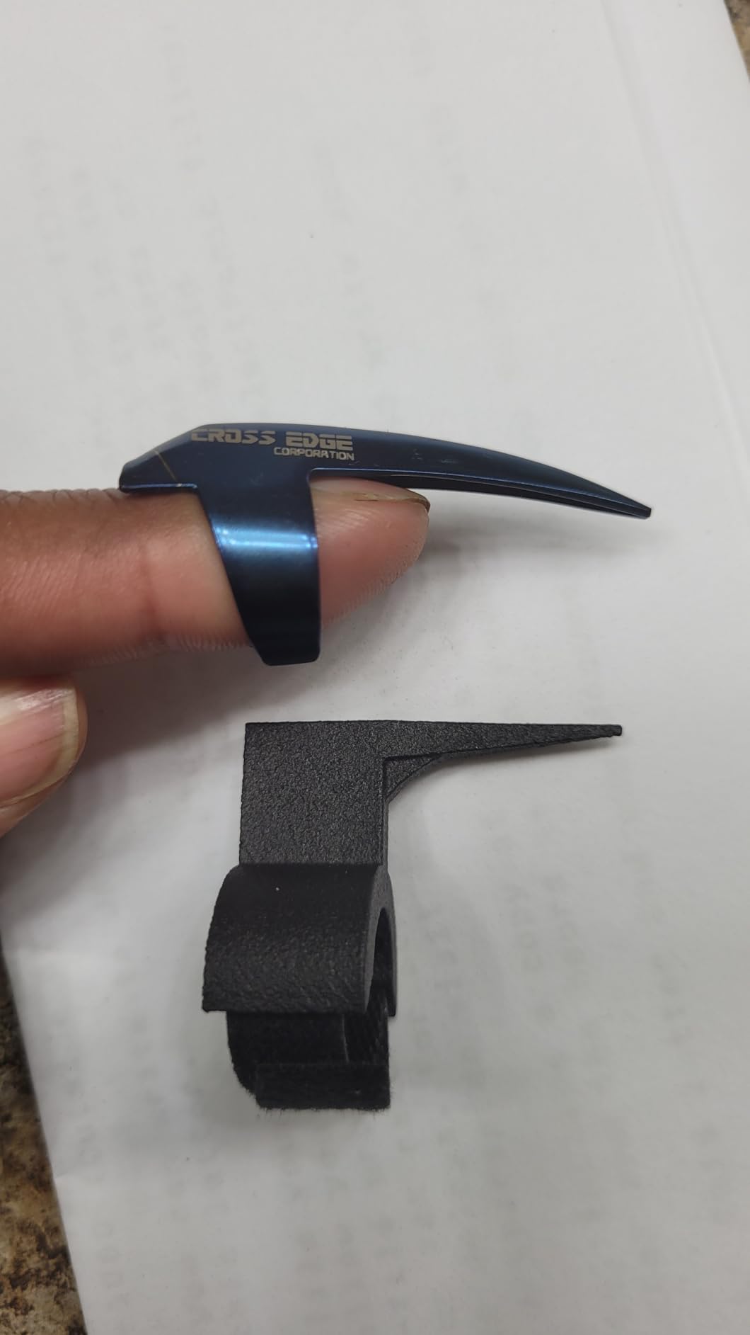 Royalty Headwear The Braid Aid Adjustable Parting Tool - Stitch Braiding Aid, Lightweight Hair Separating Comb for All Hair Types - Black customer photo 2