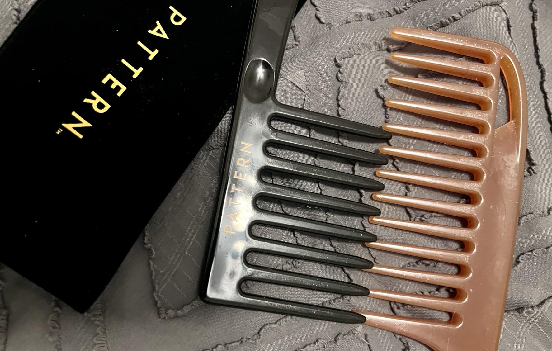 PATTERN Beauty by Tracee Ellis Ross Beauty Wide Tooth Comb, Great for Curlies, Coilies and Tight-Textured Hair, 3a to 4c customer photo 2
