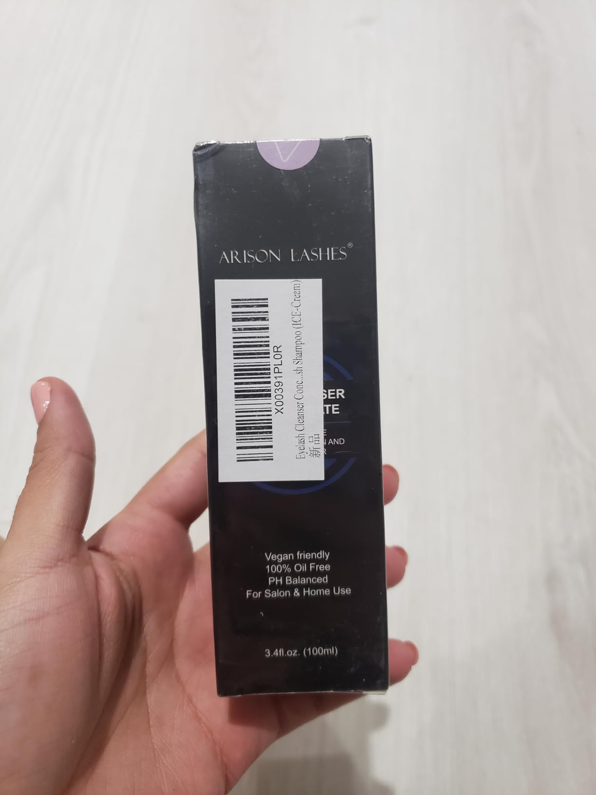 ARISON LASHES Lash Shampoo Concentrate Eyelash Cleanser Concentrate 100ml Foaming for Extensions with Salon Home Care Makes 20 Bottles of 60ml(Unscented) customer photo 1