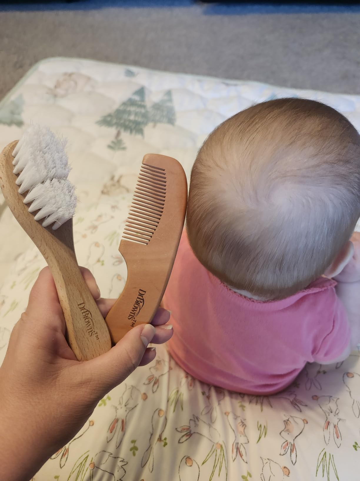 Dr. Brown's Soft and Safe Baby Brush + Comb customer photo 1