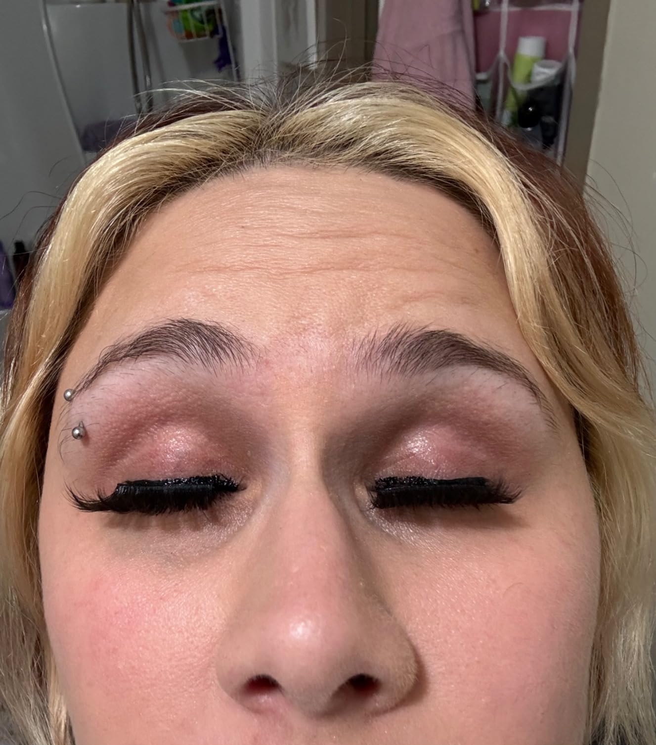 Magnetic Eyelashes and Eyeliner Kit, 12 Pairs Reusable Magnetic Lashes with Eyeliner and Tweezers, 3D Natural Look False Eyelashes, Easy to Wear, No Glue Needed (12pcs) customer photo 1