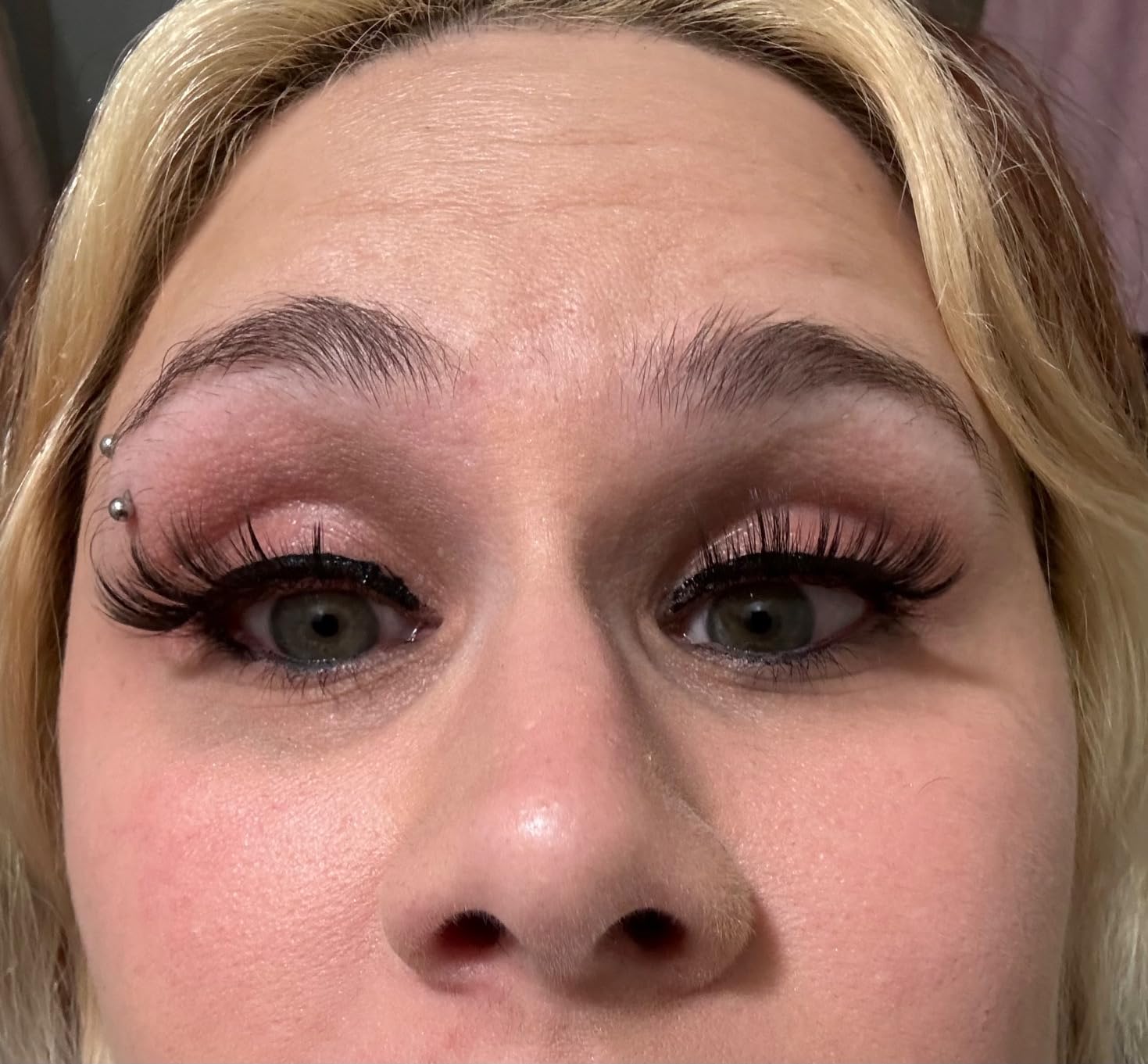 Magnetic Eyelashes and Eyeliner Kit, 12 Pairs Reusable Magnetic Lashes with Eyeliner and Tweezers, 3D Natural Look False Eyelashes, Easy to Wear, No Glue Needed (12pcs) customer photo 2