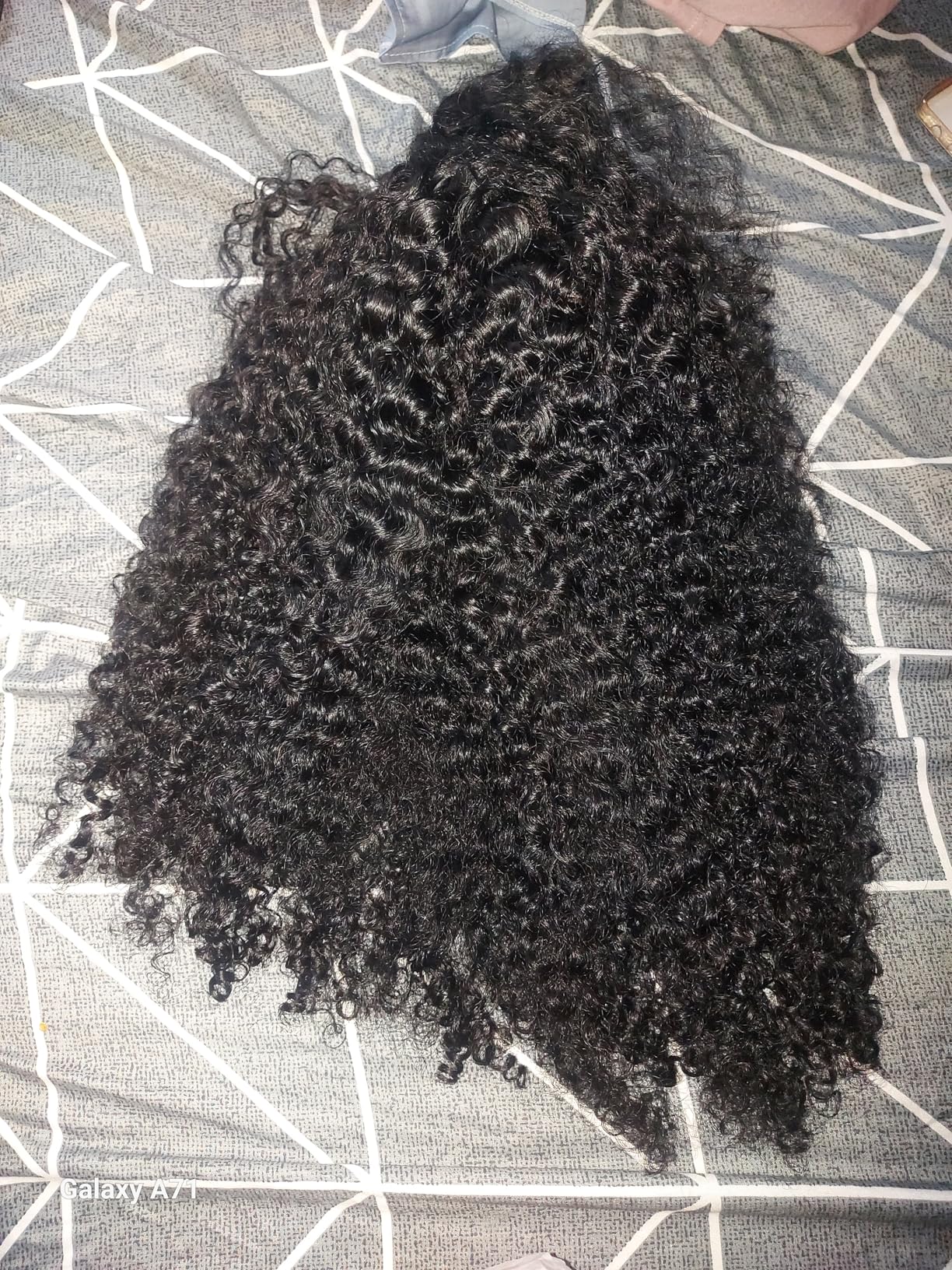 Ladoux Kinky Curly Lace Front Wig 13x6 HD Lace Front Kinky Curly Wig 180% Density Pre Plucked With Baby Hair Afro Kinky Curly Human Hair 20 Inch customer photo 1