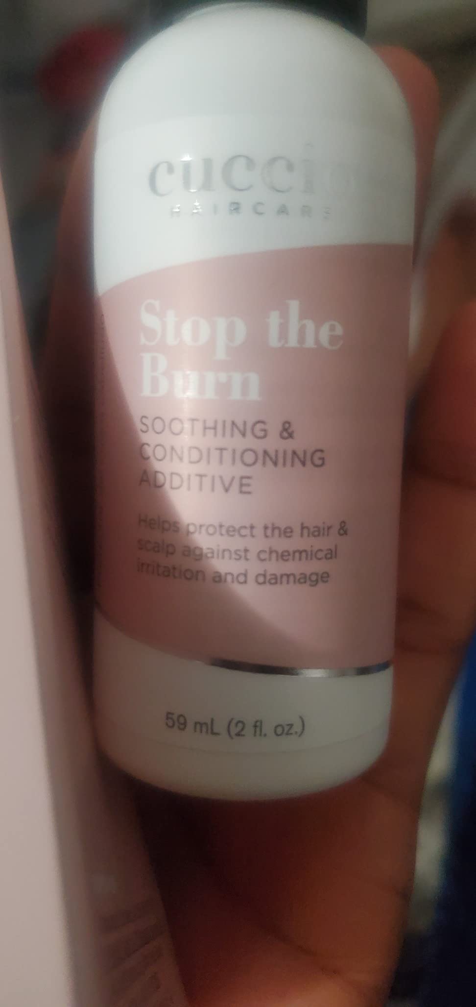 Cuccio Haircare Stop The Burn - Prevents Chemical Burn And Peroxide Damage - Reduces Scalp Itching And Irritations - Can Be Mix Into Formula - Apply Directly To Problem Area - 2 Oz Conditioner customer photo 2