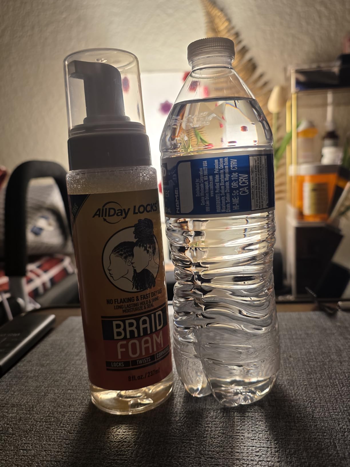 AllDay Locks Braid Spray - Refreshing Hydration for Braids, Dreadlocks, and More, Hydrating Hair Care for Braiding, Moisturizing Spray for Women and Men, Alleviates Itchy & Dry Scalp - 12 oz Bottle customer photo 1
