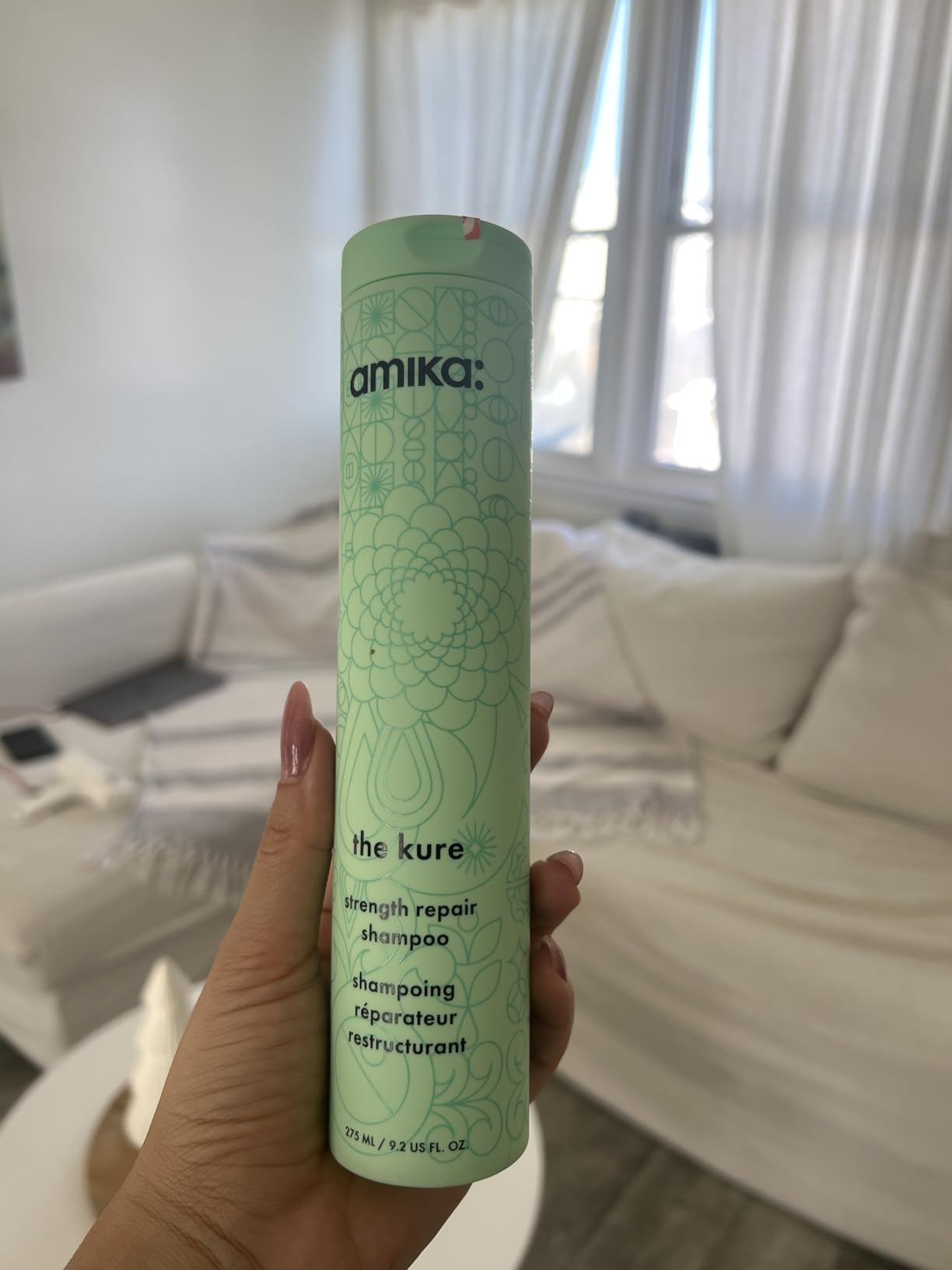 amika the kure strength repair shampoo customer photo 1