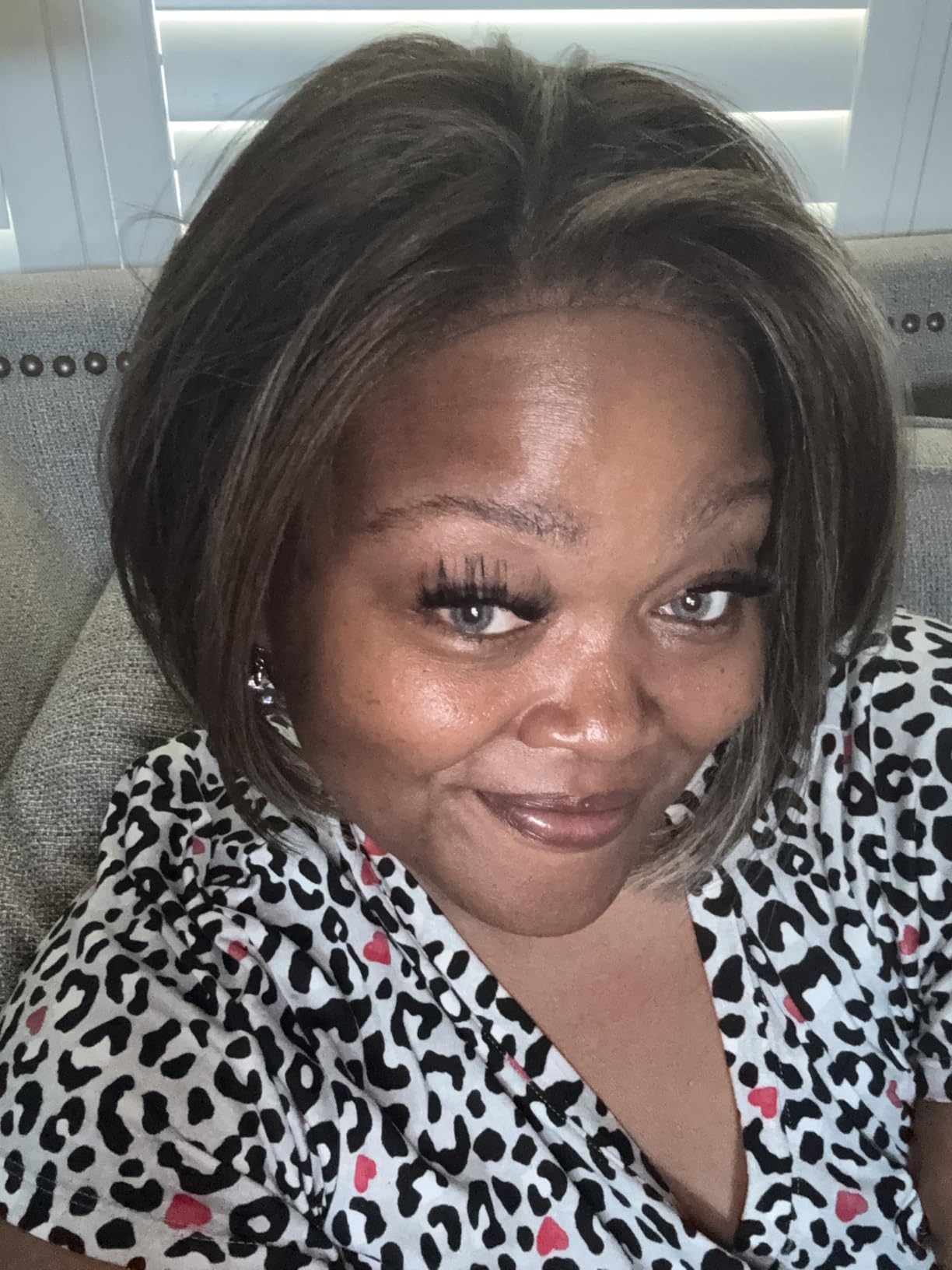 Sensationnel What Lace 13X6 Wigs - Anisha Lacefrontal Hand Tied Glueless Synthetic With Natural Density Preplucked Hairline (1B OFFBLACK) customer photo 1