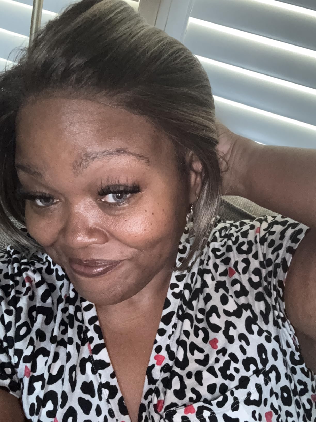Sensationnel What Lace 13X6 Wigs - Anisha Lacefrontal Hand Tied Glueless Synthetic With Natural Density Preplucked Hairline (1B OFFBLACK) customer photo 2