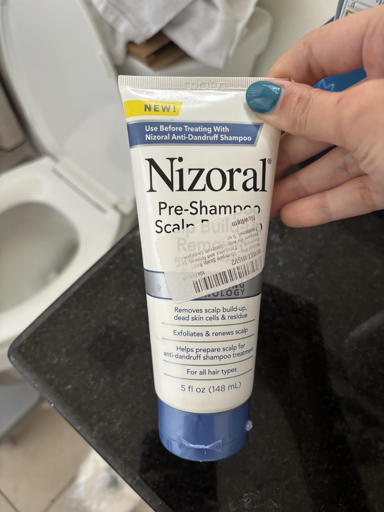 Nizoral Pre-Shampoo Scalp Build-Up Remover, 5 Oz Bottle, Exfoliates and Renews customer photo 1