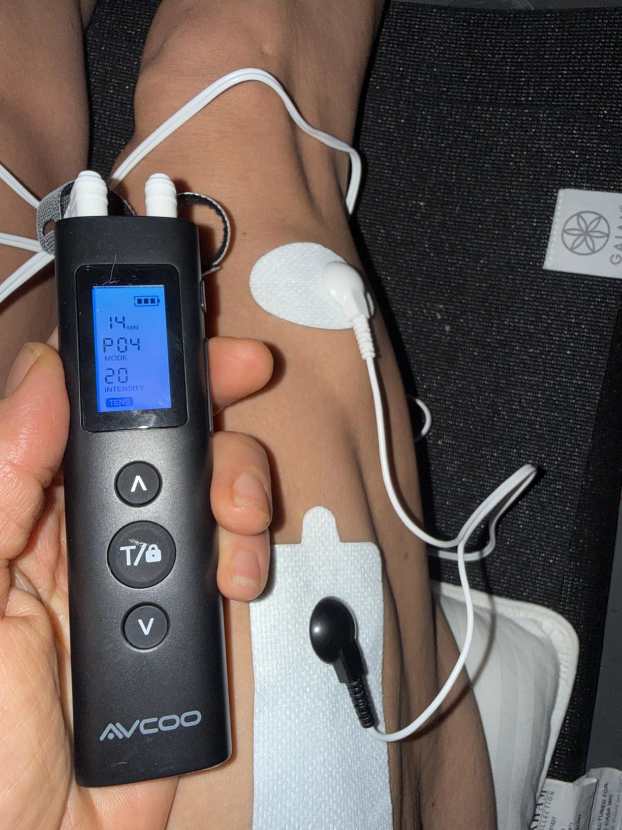 AVCOO 30 Modes TENS EMS Unit Muscle Stimulator for Pain Relief, 12 Pcs Pads | Compact Dual Channel EMS Muscle Stimulator for Back, Shoulder, Neck Pain Relief, Physical Therapy, 30 Intensity Levels customer photo 1