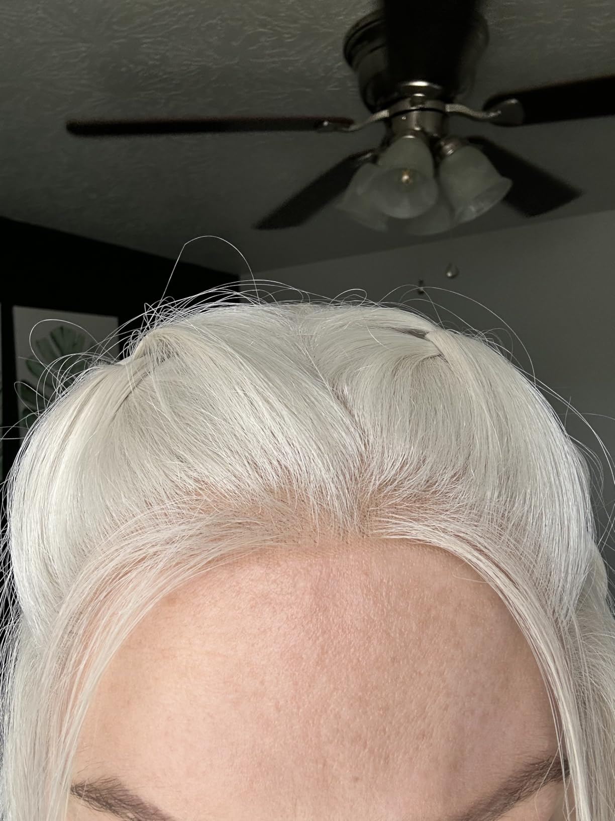 SAPPHIREWIGS Blonde Long Straight Lace Front Wig Natural Looking Highlight Blonde Wigs for Women Synthetic Heat Resistant Fiber for Daily Party Use 24 inch customer photo 2