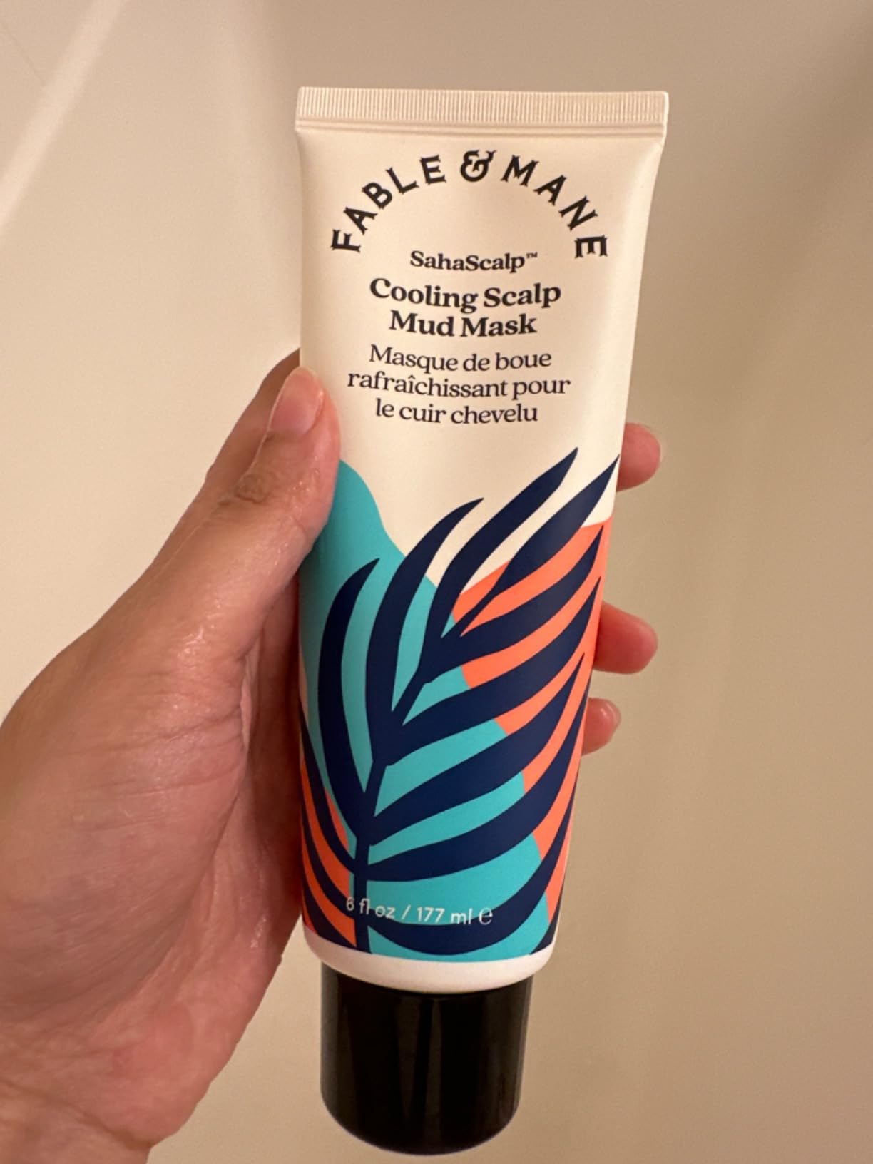Fable & Mane Cooling Scalp Mud Mask, Soothes Itchiness and Irritation. Treatment to Purify the Scalp with Ayurvedic Neem customer photo 1