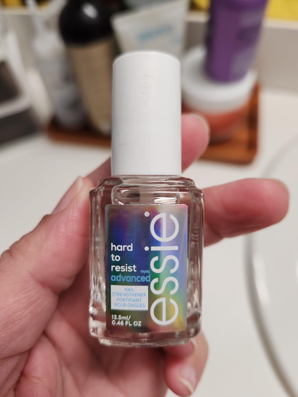 essie nail care, strengthener treatment, vegan, Hard To Resist Advanced, 0.46 fl oz customer photo 1