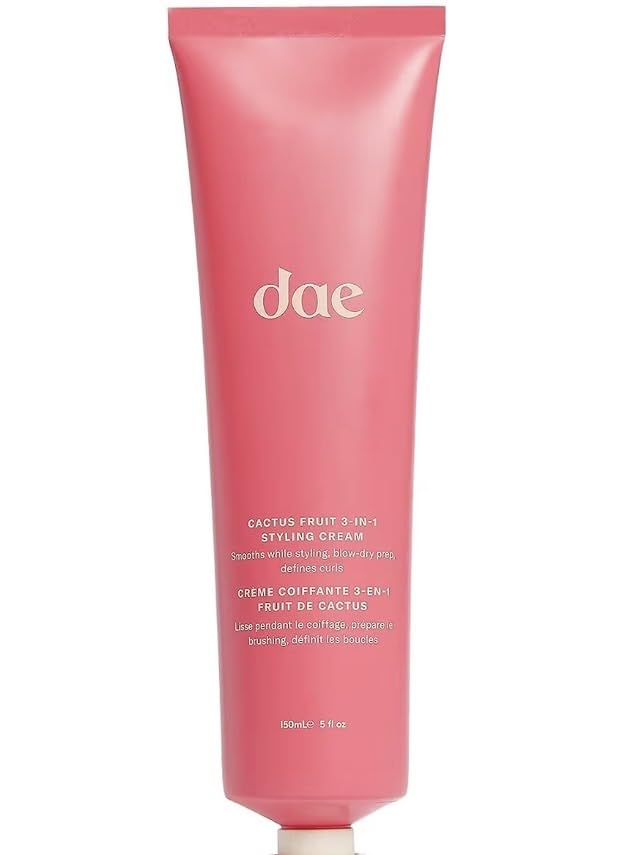 DAE Cactus Fruit 3-In-1 Styling Cream - Smooths Styles & Preps Blowouts | Adds polish and shine, tames frizz, defines curls, hydrating botanicals, citrus scent, vegan, sulfate-free, cruelty-free customer photo 1