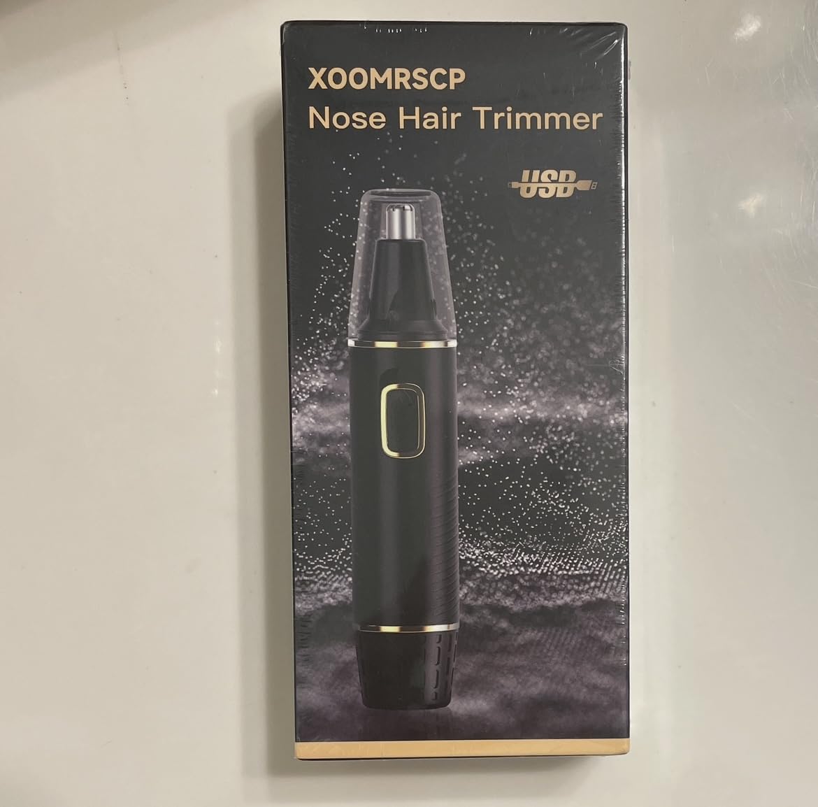 XOOMRSCP Nose Hair Trimmers for Men, Rechargeable Hair Trimmer 2 in 1 Painless Multifunctional Ear and Nose Hair Trimmer with IPX7 Waterproof Dual Edge Blades (Black) customer photo 2