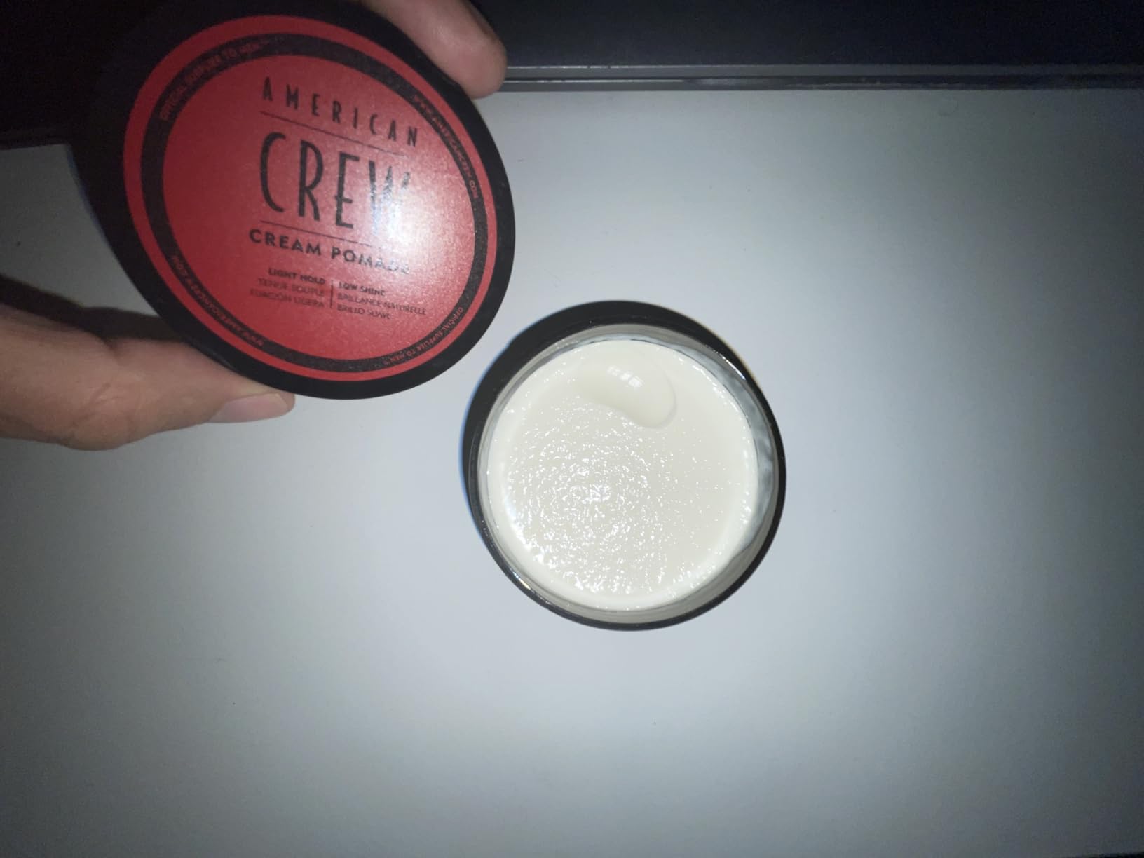 American Crew Men's Hair Pomade, Like Styling Gel with Heavy Hold & High Shine, 3 oz customer photo 1