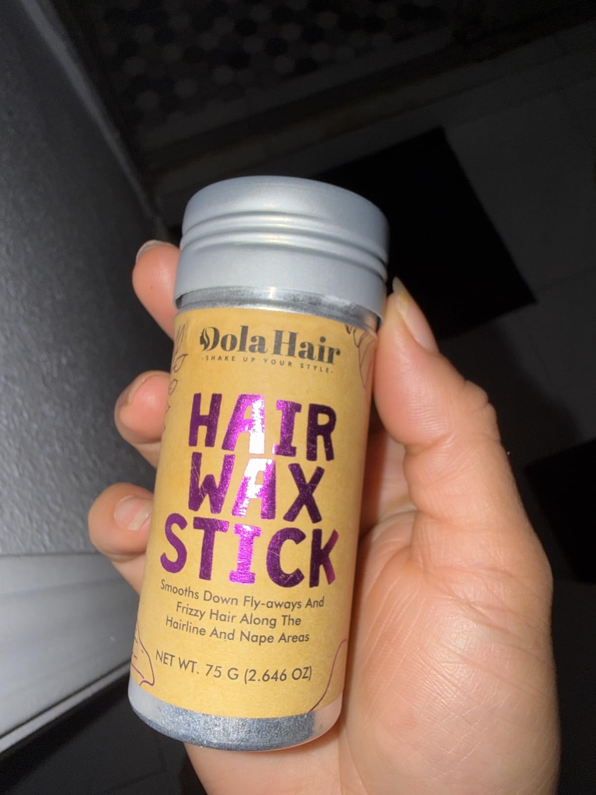 Dolahair Hair Wax Stick - Flyaway Control Styling Pomade for Kids, Women | Slick Back Hair Bun Maker and Hair Accessorie for Teen Girls (1 Pack of Wax) customer photo 1