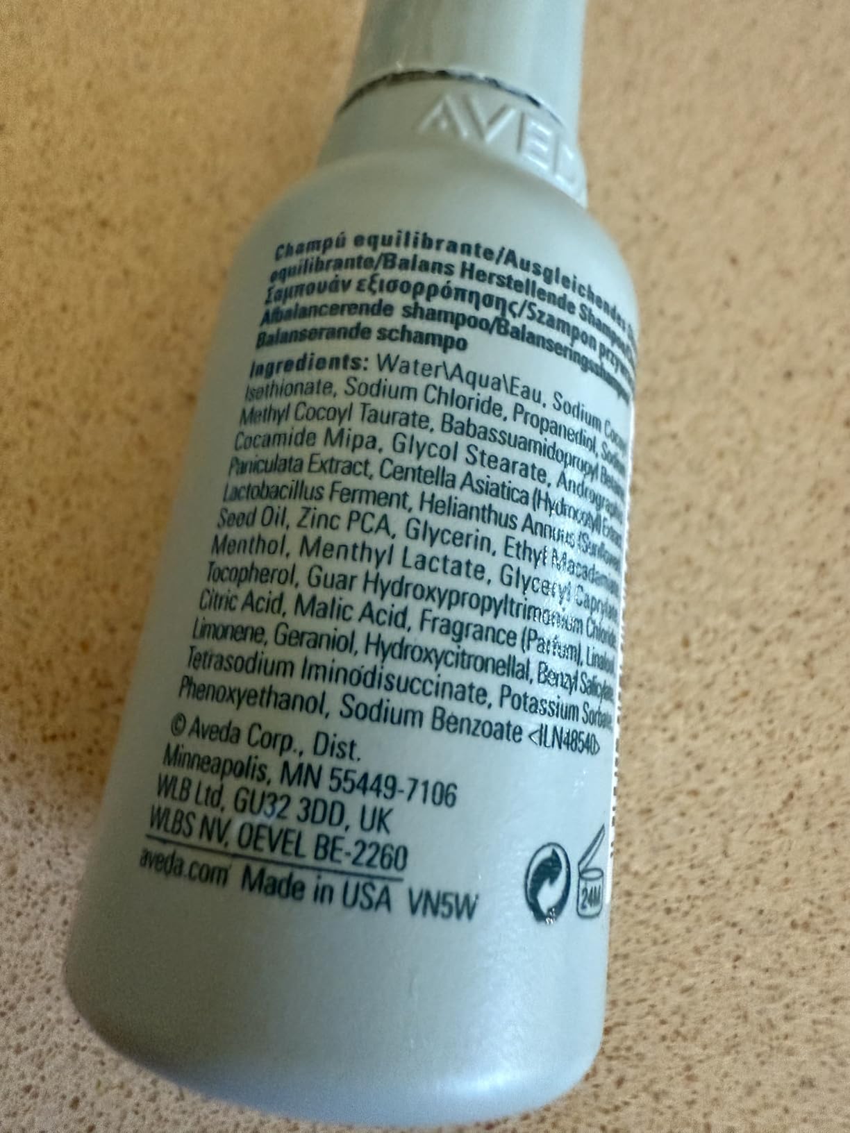 Aveda Scalp Solutions Balancing Shampoo | Gently Removes Pollution & Build-Up, Improves Scalp Hydration | for All Hair Types | Citrus, Floral, Mint Aroma | 94% Naturally Derived customer photo 1