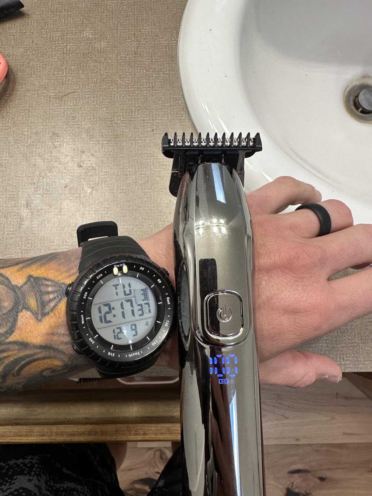 Jack & Rose Clippers and Trimmers Set, Cordless Hair Clippers for Men, Barber Clippers Set customer photo 2