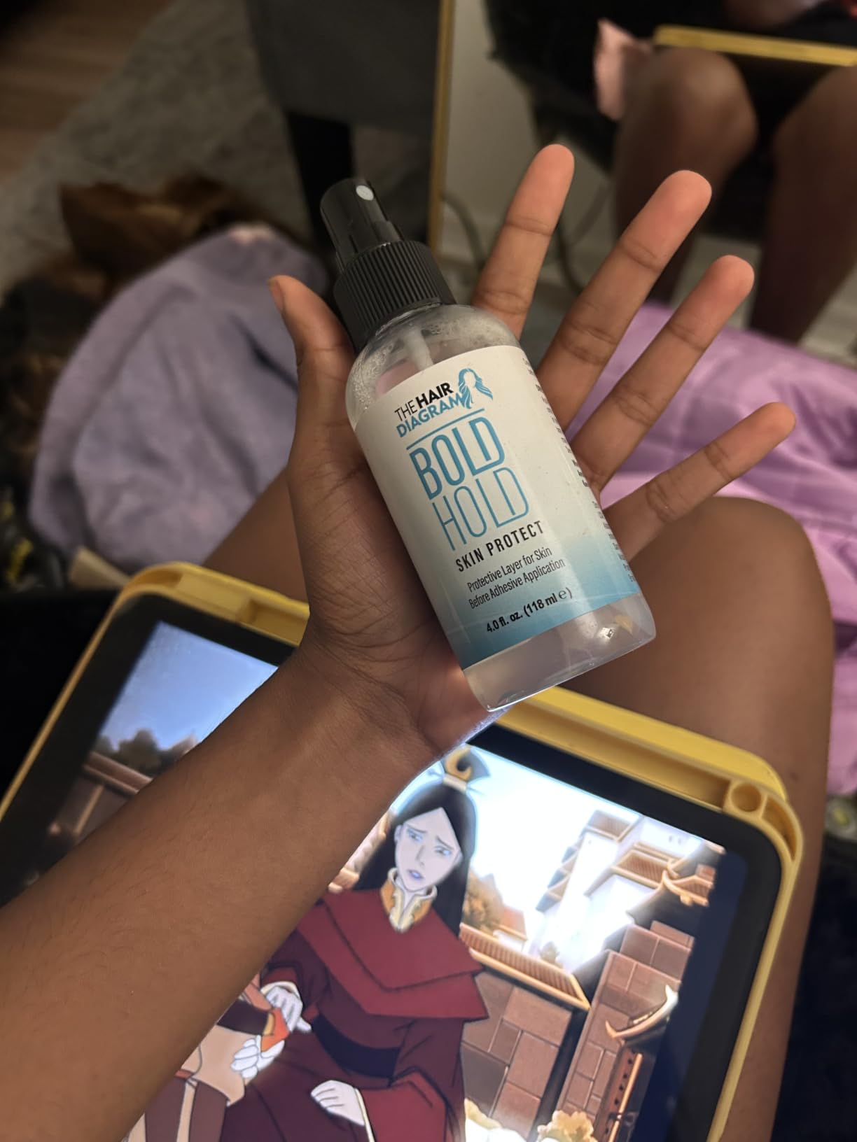 The Hair Diagram - Bold Hold Skin Protectant - Sensitive Skin Scalp Protector and Antiperspirant customer photo 1