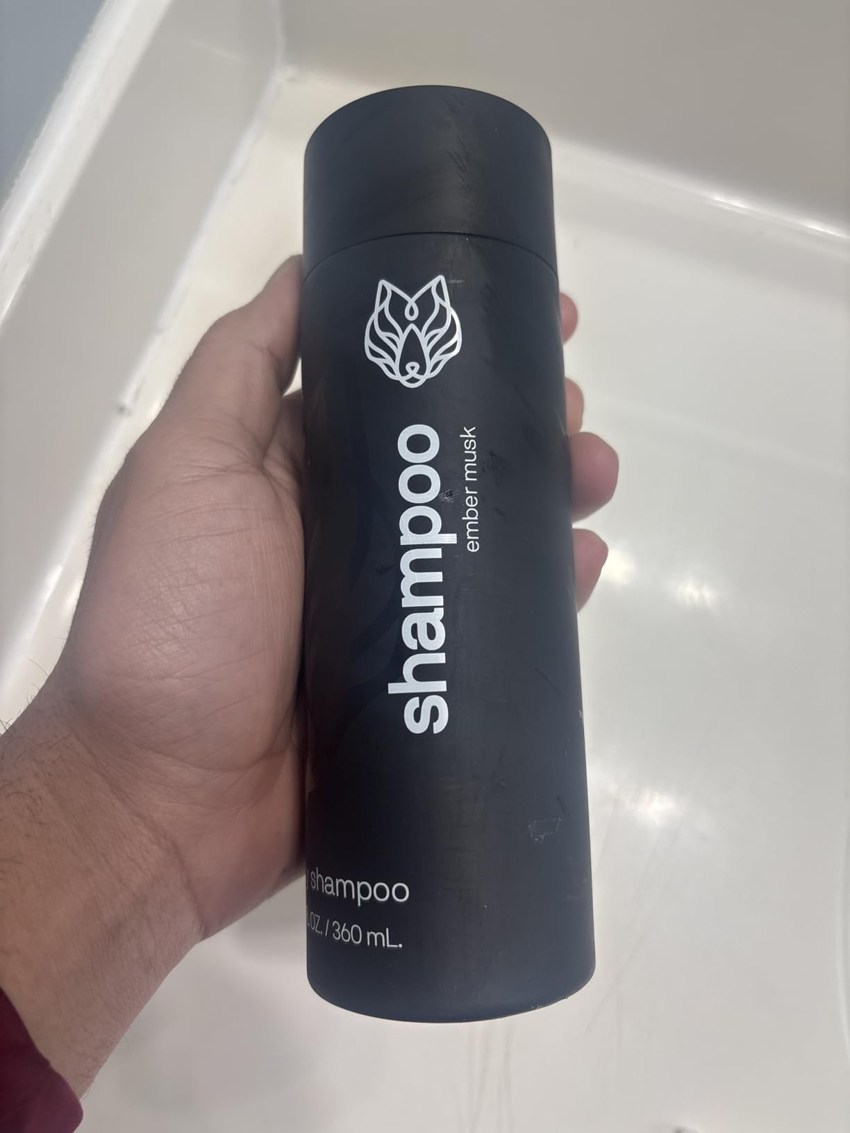 Black Wolf 2-Pack Mens Shampoo for Oily Hair | Charcoal-Infused Oil Control Shampoo with Deep Cleansing Formula, 12 Fl Oz customer photo 1