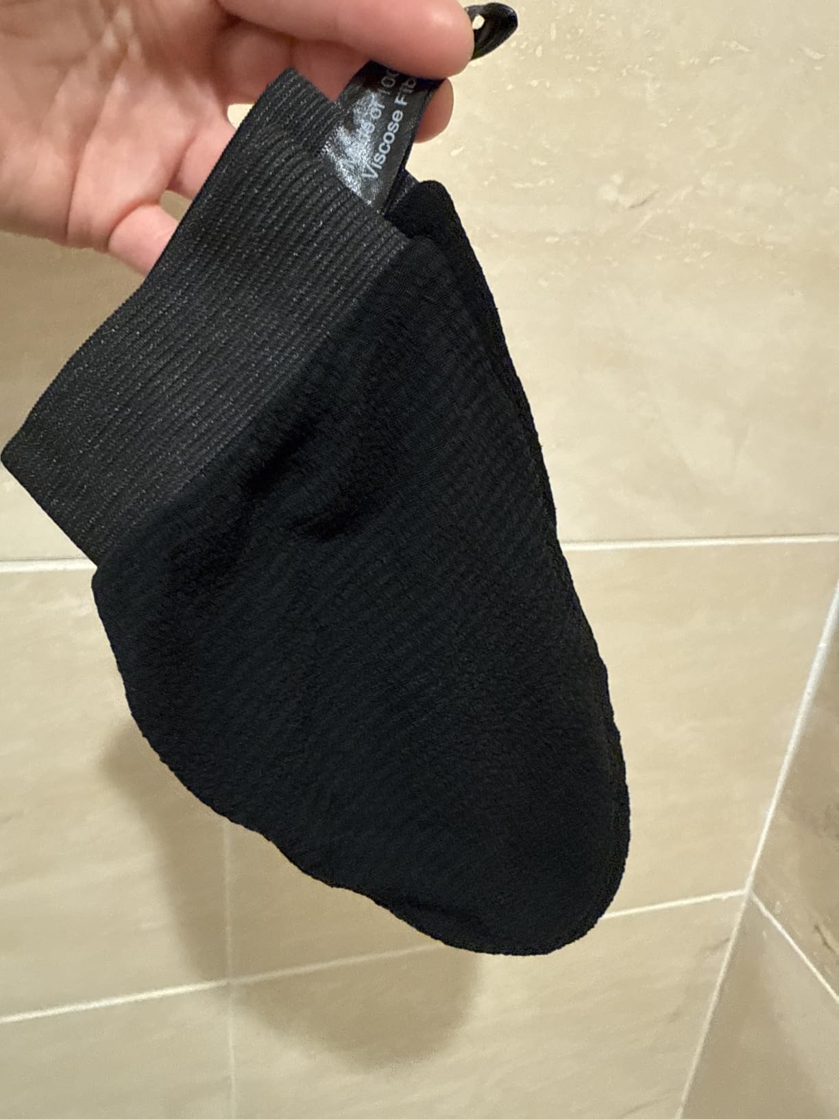 SimpleField Korean Exfoliating Mitt for Remove Dead Skin. 2 Pack 100% Viscose Kessa Deep Exfoliating Gloves for Body Scrub, Keratosis Pilaris and Self Tanning Removal. Easily Smooth Skin Surface. customer photo 1