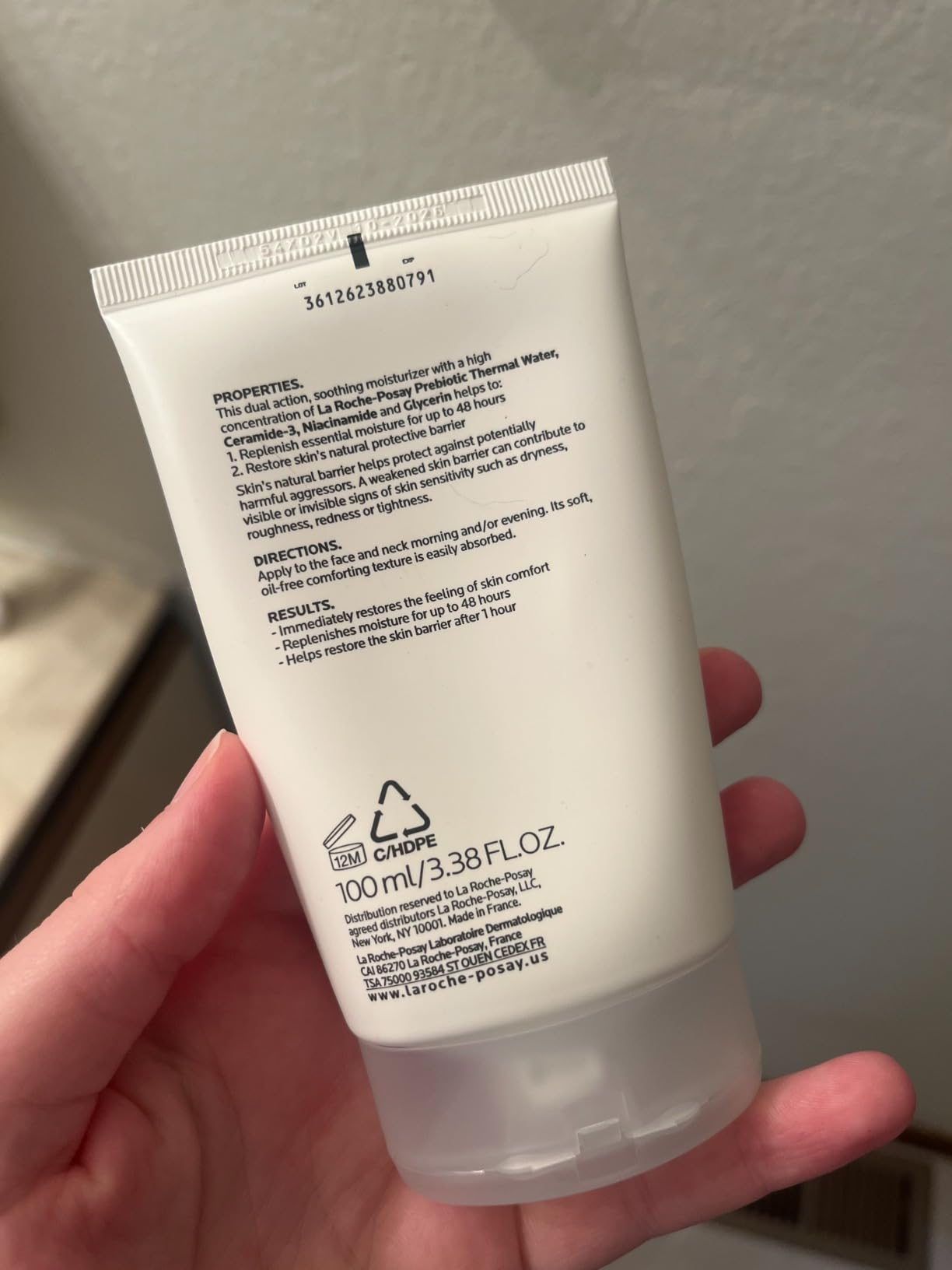 La Roche-Posay Toleriane Double Repair Gentle Skin Care Set for Dry Skin | 3.38 fl oz oil free moisturizer and 1.69 fl oz hydrating cleanser customer photo 1