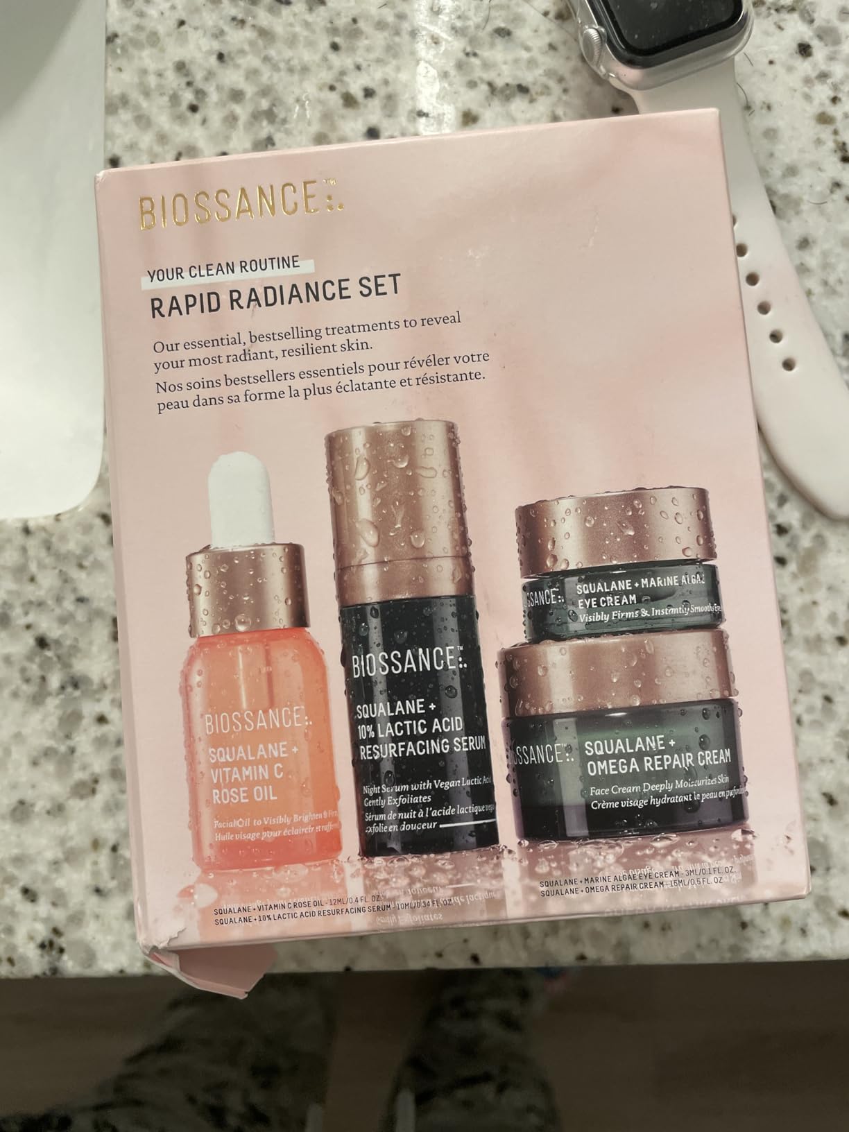 BIOSSANCE Rapid Radiance Set - Clean Skincare Gift for Glowing Skin | Valentine's Day beauty gift for her customer photo 1