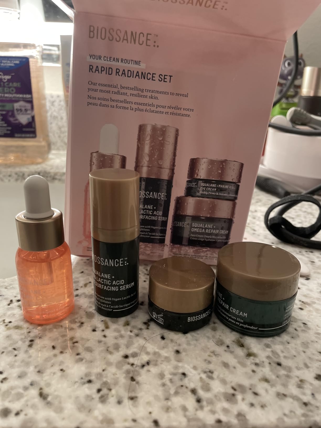 BIOSSANCE Rapid Radiance Set - Clean Skincare Gift for Glowing Skin | Valentine's Day beauty gift for her customer photo 2