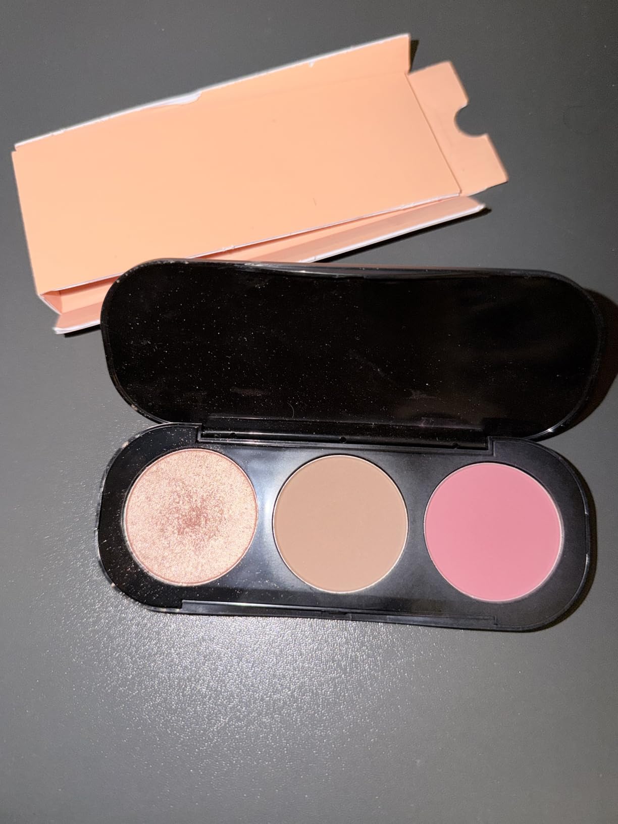 FOCALLURE Blush and Highlighter Palette, 3 in 1 Contour Palette, Cruelty-Free Matte Bronzer Powder, Shimmer Illuminator Highlighters for a Glowing Look, #10 customer photo 2