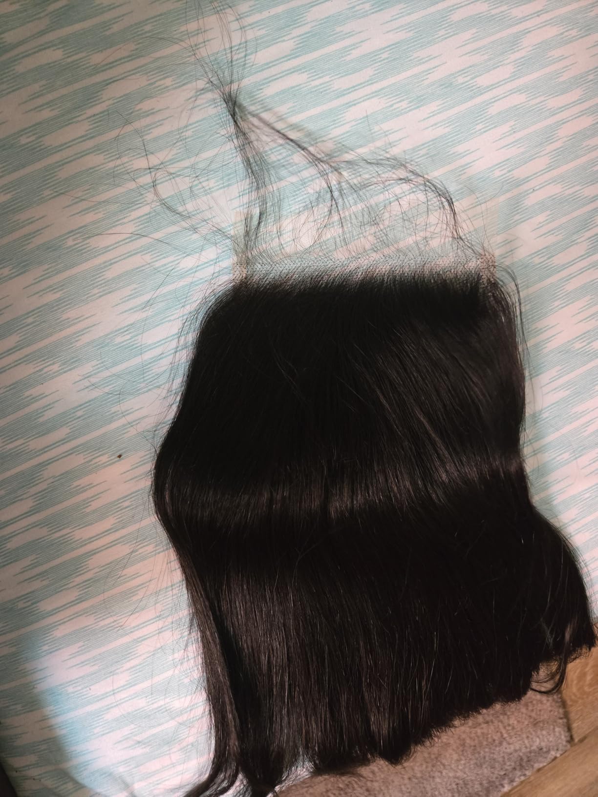 KRN 5x5 HD Lace Closure, Ultra-thin Invisible HD Lace Closure Tiny Single Knot Pre-Plucked with Baby Hair 12A Grade Brazilian Virgin Straight Human Hair 14 Inch customer photo 1