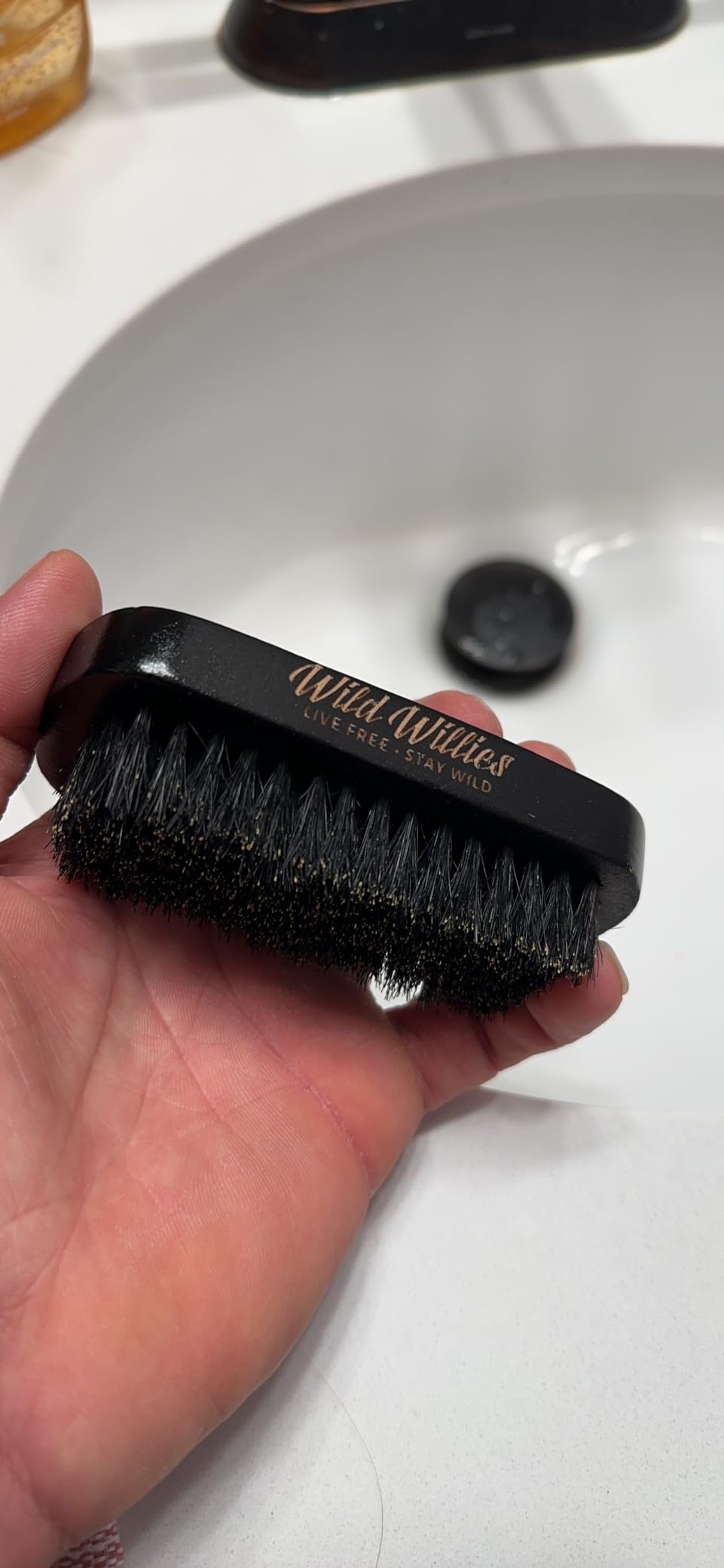 Wild Willies Round Beard Brush, The Better Brush - Round Bristle Beard Hair Brush for Men, Heat-Resistant Curling Comb for Blow Drying - Premium Grooming Tool for Styling Hair or Beard, All Hair Types customer photo 2