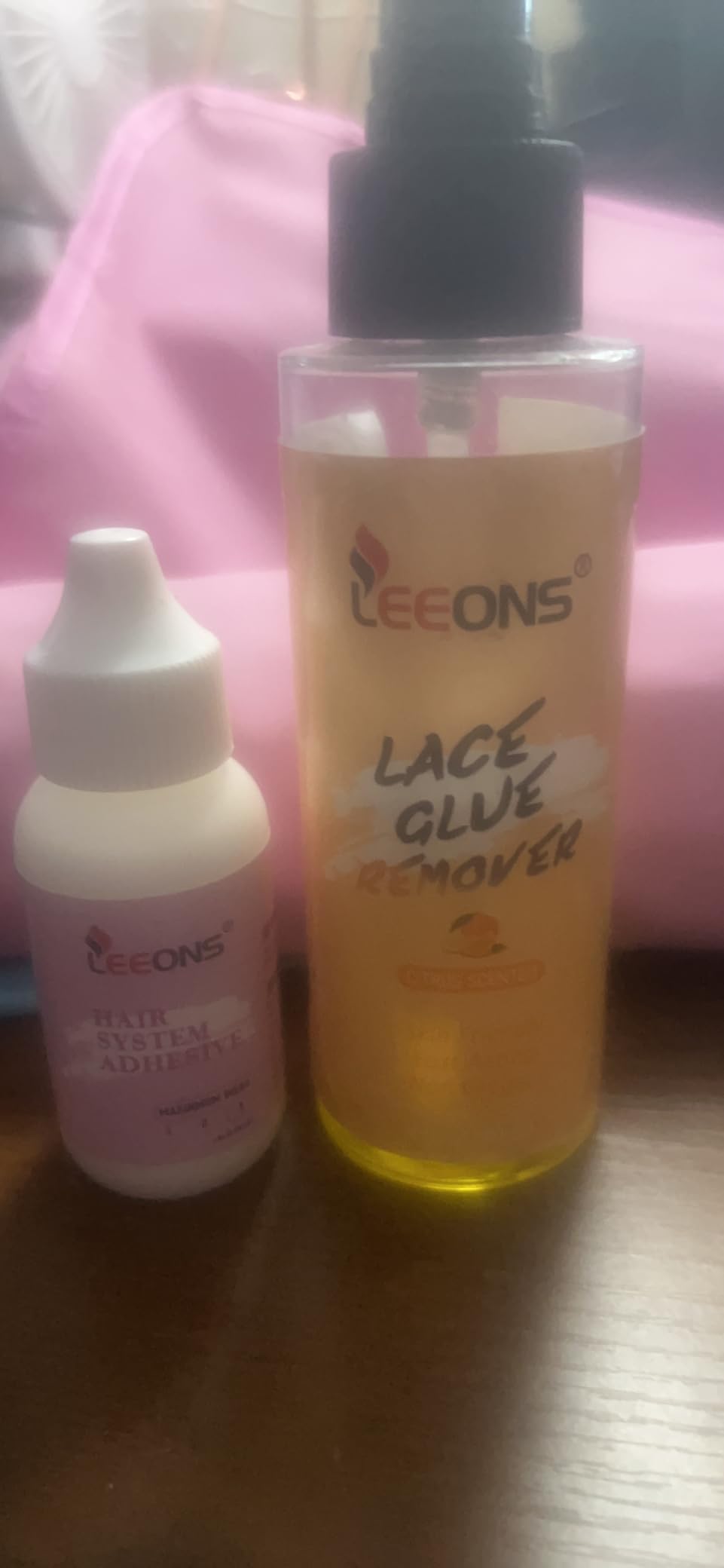 4OZ/120ml Lace Wig, Hair Extensions & Adhesive Tape Remover Spray - Fast-Acting, Gentle, Non-Greasy Formula | LEEONS Tape in Extension Remover Spray customer photo 1