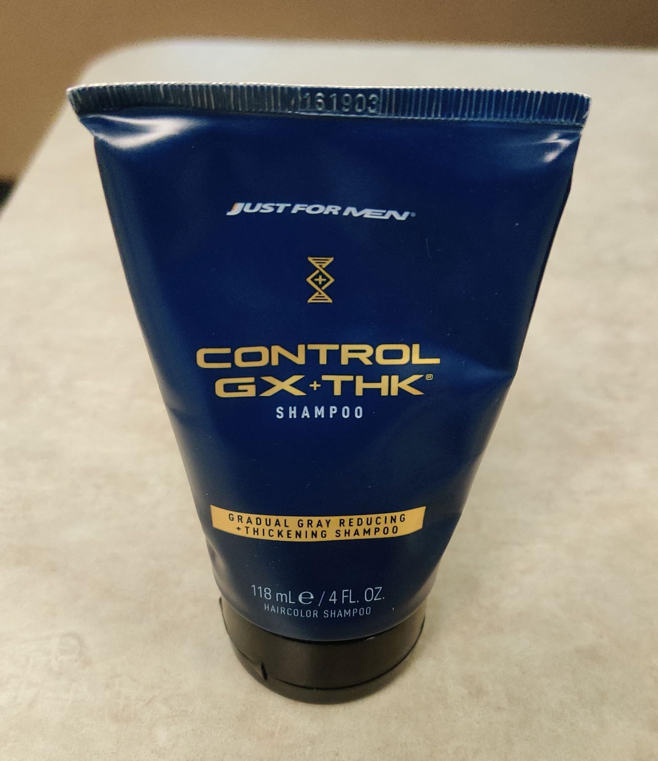 Just for Men Control GX + THK Thickening Shampoo with Grey Reduction, Shampoo for Thinning Hair with Alpha Keratin, Thickens Hair Up to 20%, Works with Every Hair Texture, 4 oz customer photo 1