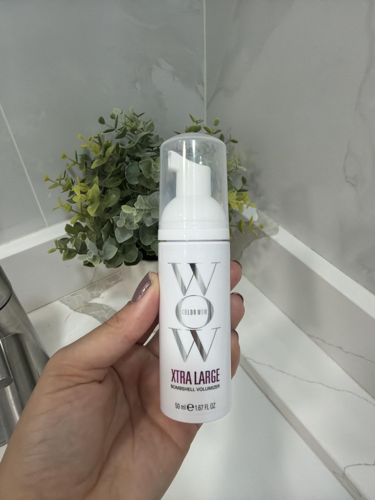 COLOR WOW Xtra Large Bombshell Volumizer, 1.67 fl oz - New Alcohol-Free Technology for Lasting Volume and Thickness customer photo 1