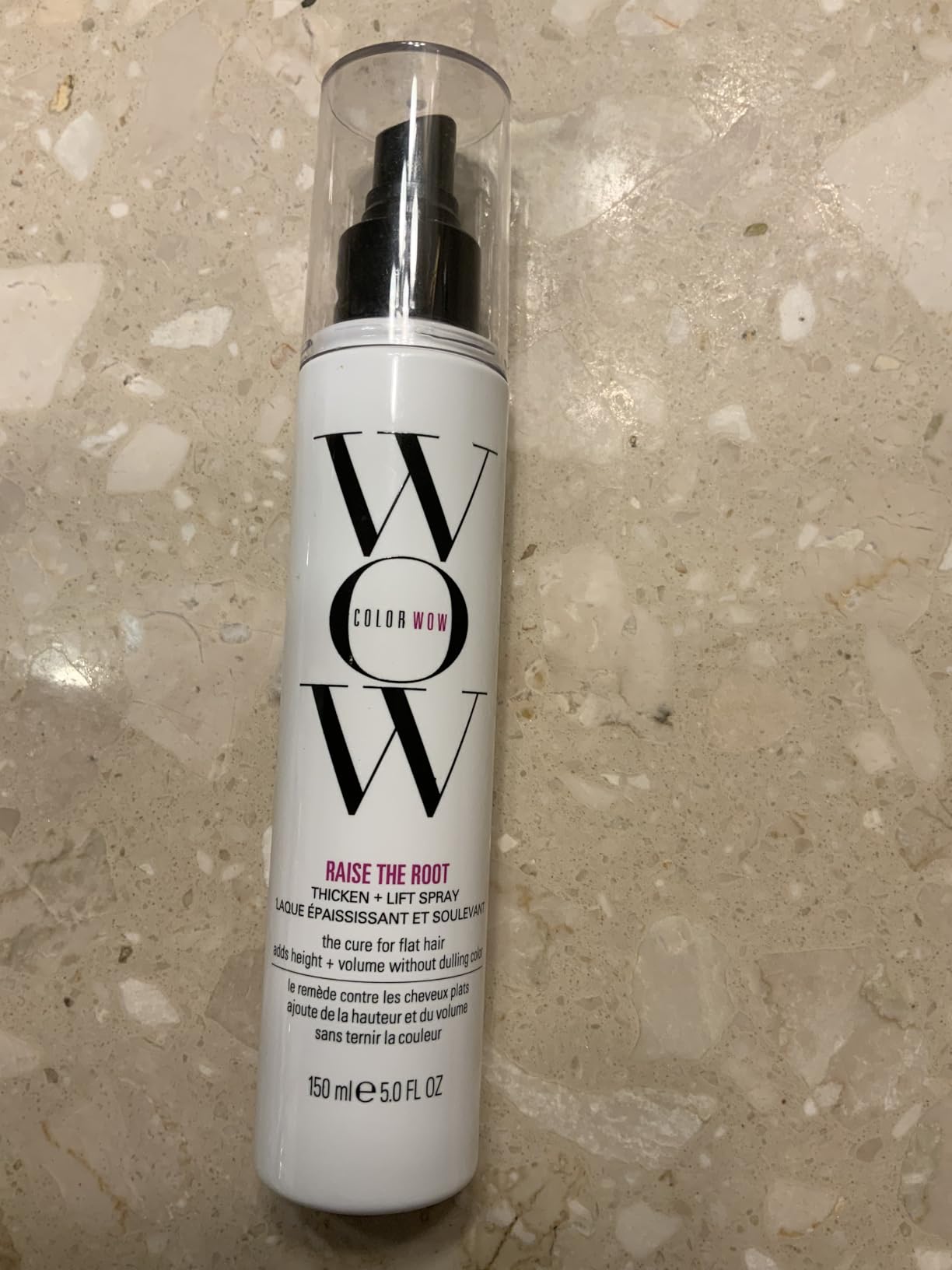 COLOR WOW Raise the Root Thicken + Lift Spray, 1.7 fl oz All-Day Volume for Fine, Flat Hair without Dulling Color customer photo 1