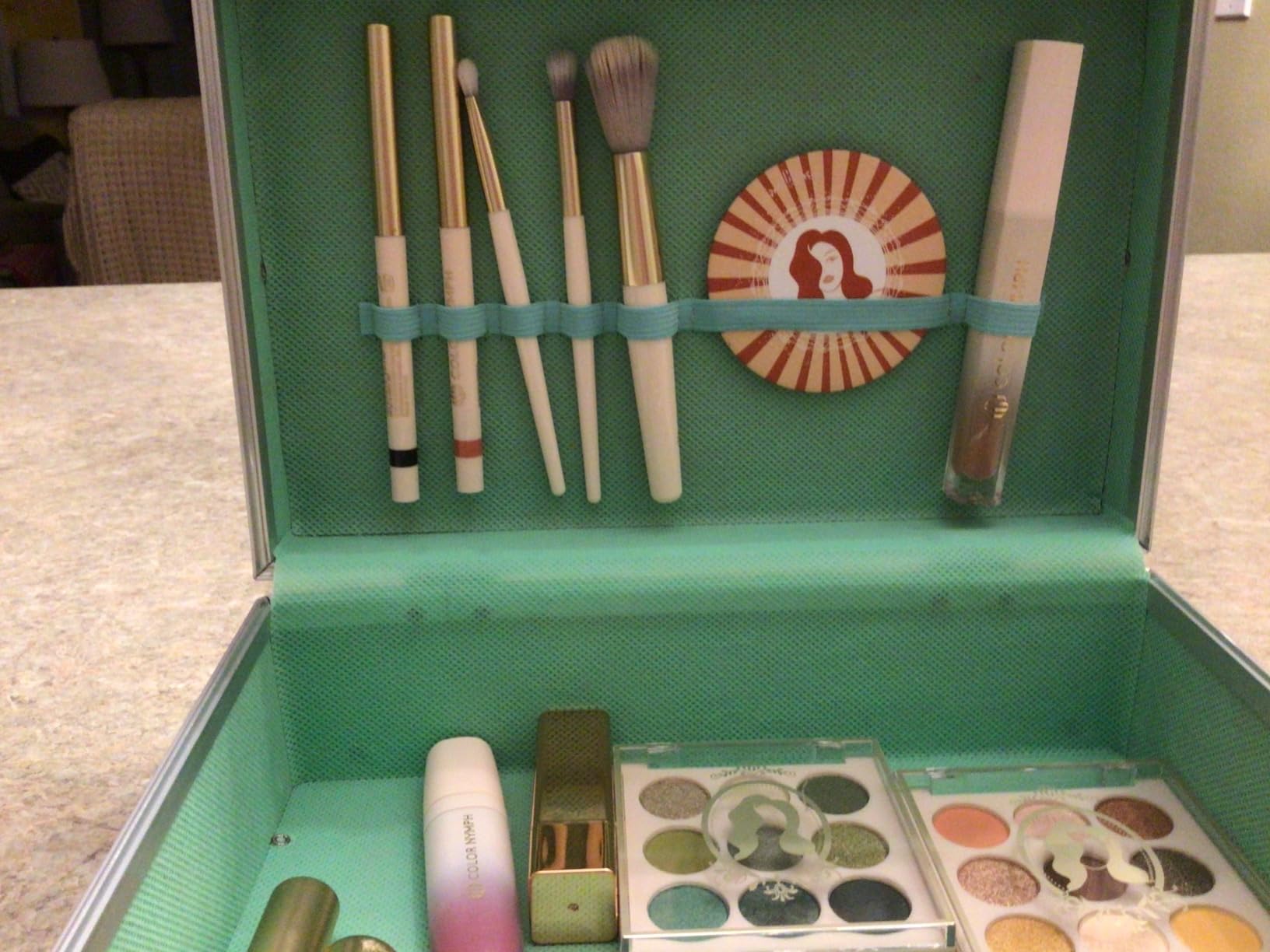Color Nymph Makeup Kit for Teen Girls Beginner Makeup Set Train Case Pink | 24pcs Teen Girls Makeup Set, Gentle Formula Vegan, Washable Makeup for Tweens, Makeup Case customer photo 2