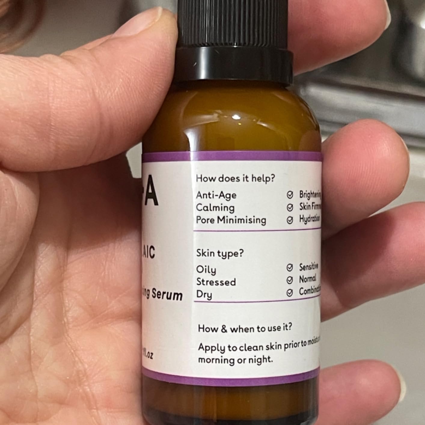 Q+A Festive Favourites Gift Set - Hyaluronic Acid Moisturiser, Oat Milk Cream Cleanser, Azelaic Acid Serum, and Caffeine Eye Serum for Dark Circles customer photo 2