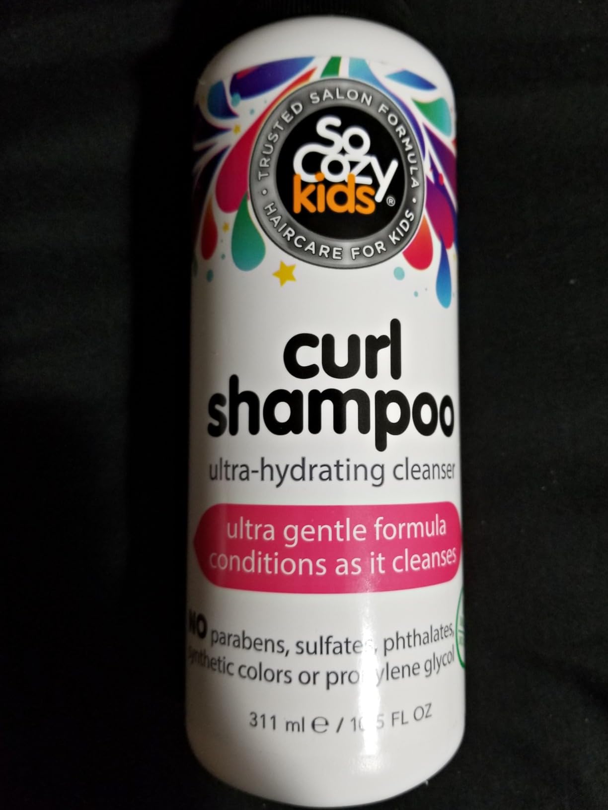 SoCozy Curl Shampoo for Kids Curly Hair (16 Fl Oz Pump) Gentle Hydrating Cleanser, Helps Improve Elasticity, Reduce Breakage & Frizz with Keratin, Plum Seed Oil & Olive Oil, Paraben & Sulfate-Free customer photo 2