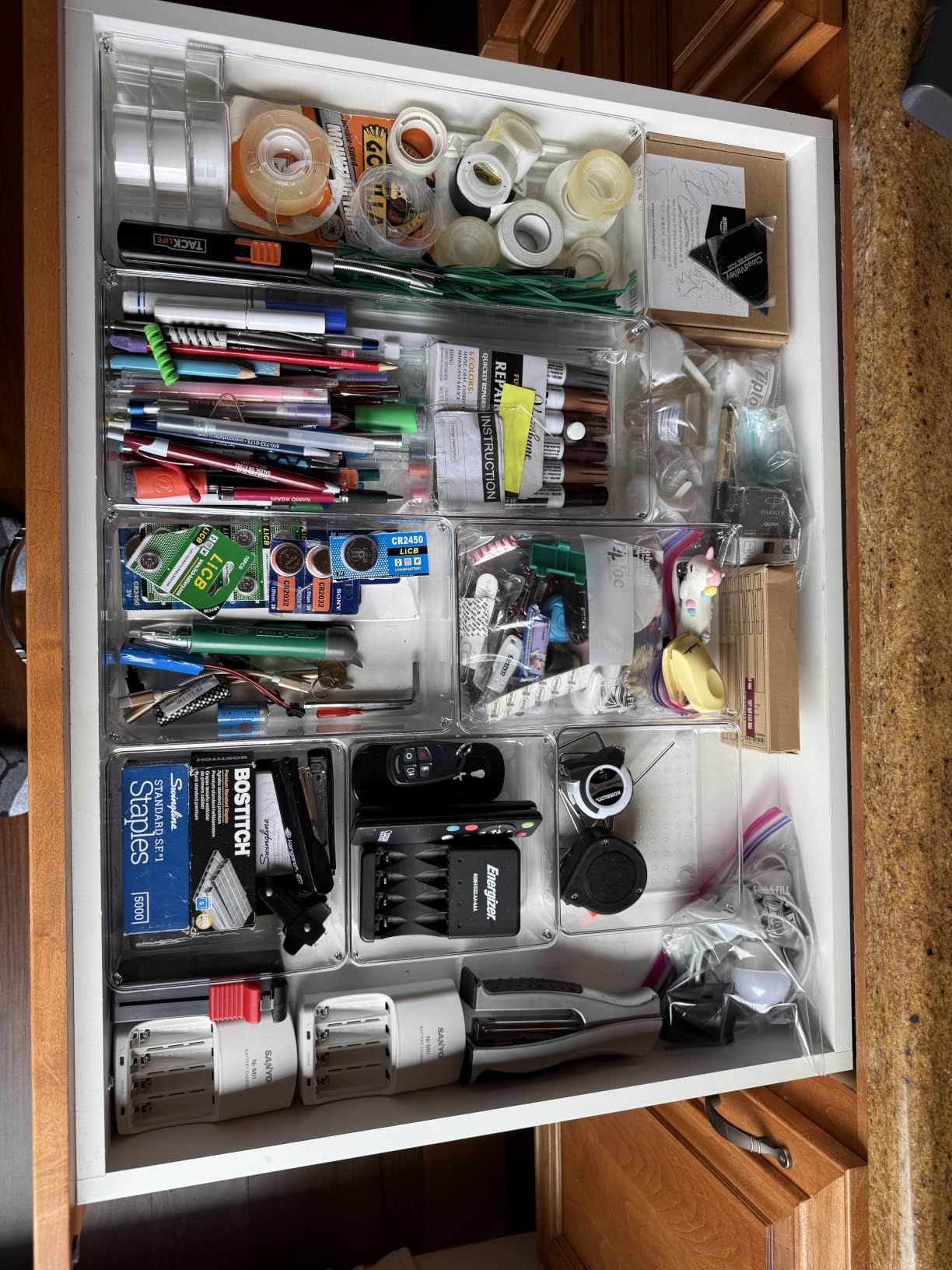 Drawer Organizer, 10 Pack Large Clear Plastic Set, 3 Size Versatile Bathroom and Vanity Organizer Trays, Storage Bins for Makeup, Bedroom, Kitchen Utensils customer photo 1