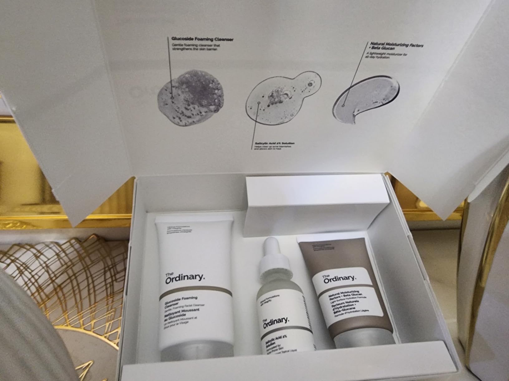 The Acne Set, 3-Step Skin Regimen with Glucoside Foaming Cleanser, Salicylic Acid 2% Solution, and Natural Moisturizing customer photo 1