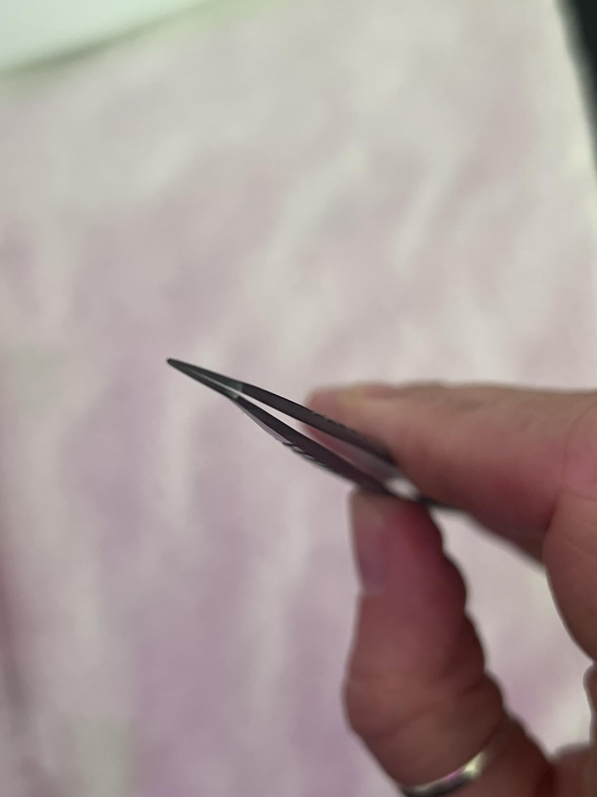 My Lash Tools Lash Tweezers For Eyelash Extension Precision Fiber Tip Lash Tweezers for Eyelash Extensions 90 Degree Mega Volume Boot tweezers (Black) customer photo 2
